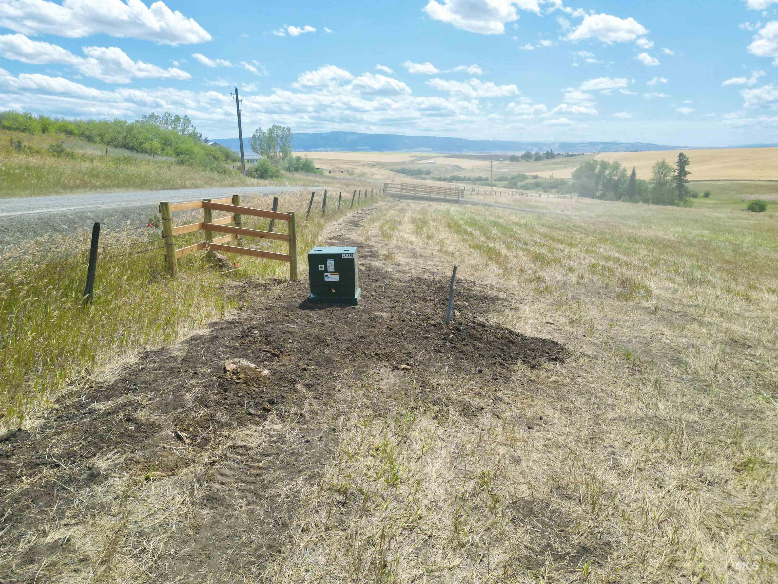 Exterior view of a pad mount transformer