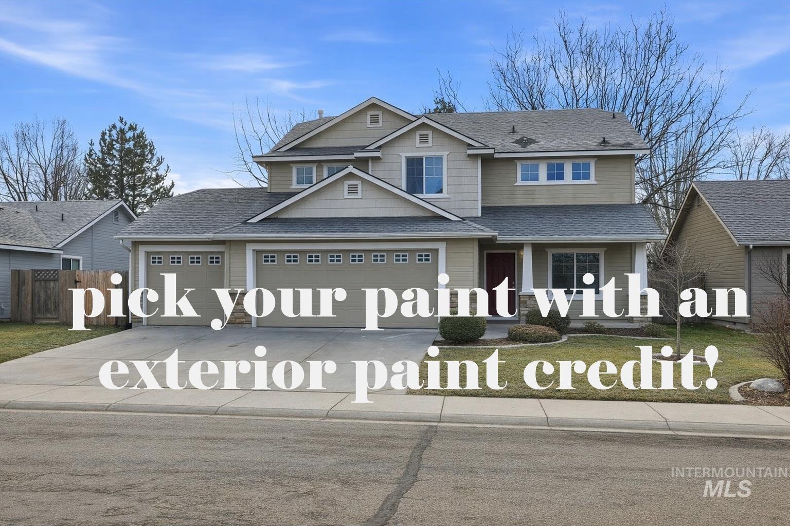 169 E Carver Dr, Meridian, Idaho 83642, 4 Bedrooms, 2.5 Bathrooms, Residential For Sale, Price $499,000, 98969457