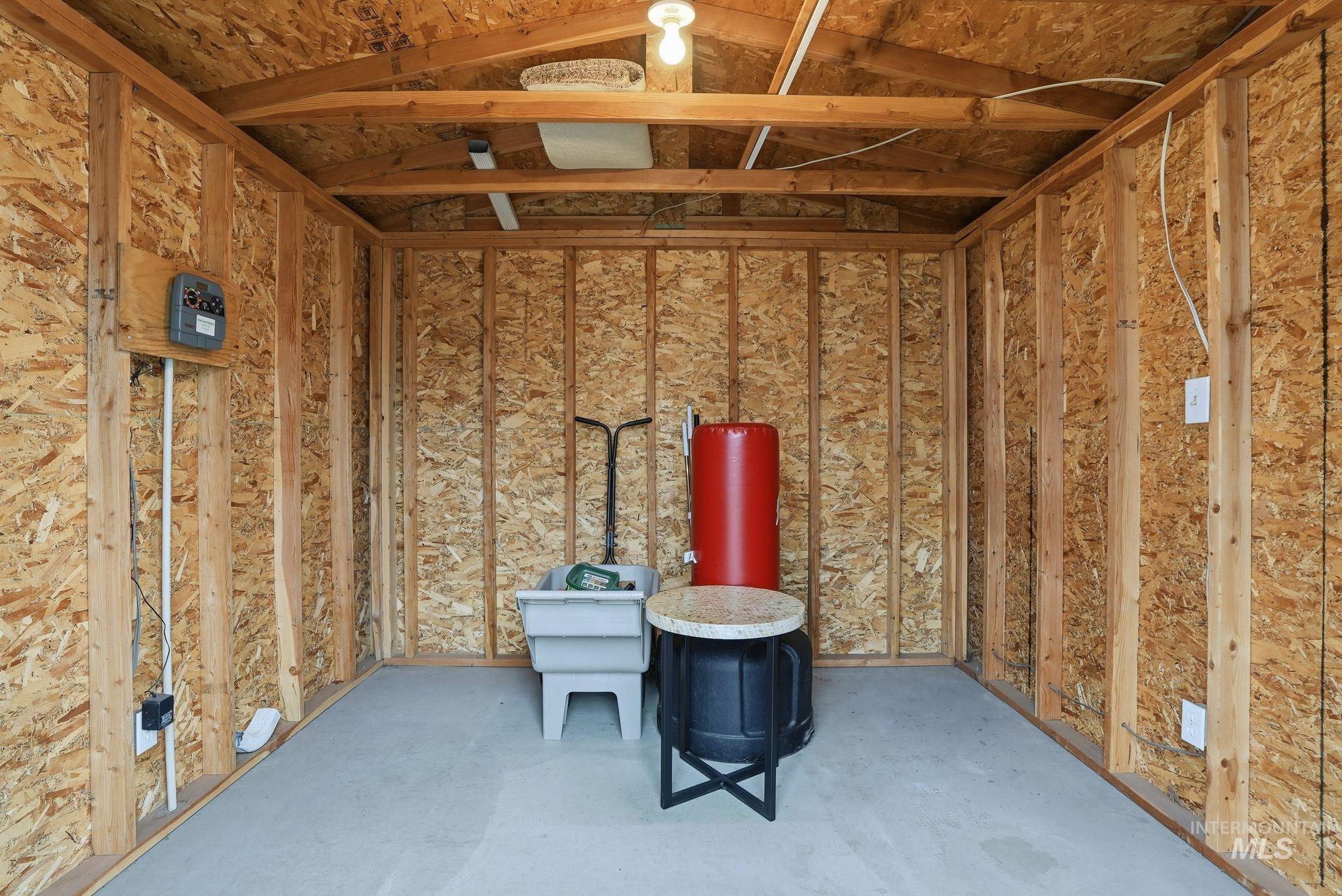 View of storage area