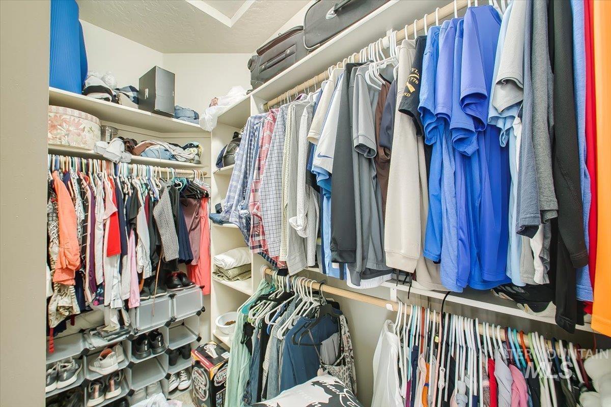 View of spacious closet