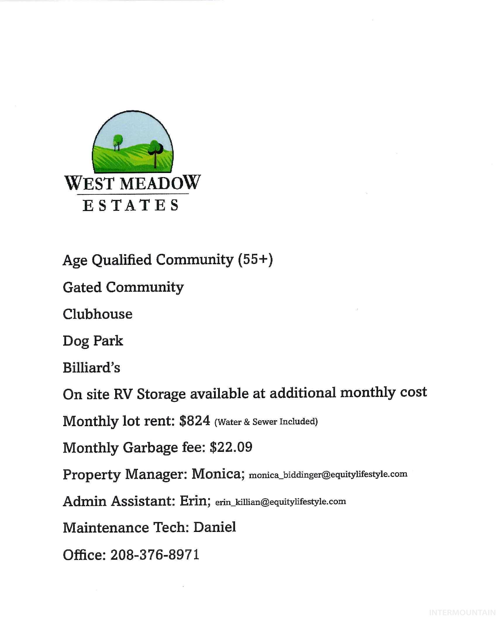 138 Rainbow Dr, Boise, Idaho 83713, 2 Bedrooms, 2 Bathrooms, Residential For Sale, Price $249,900, 98969503