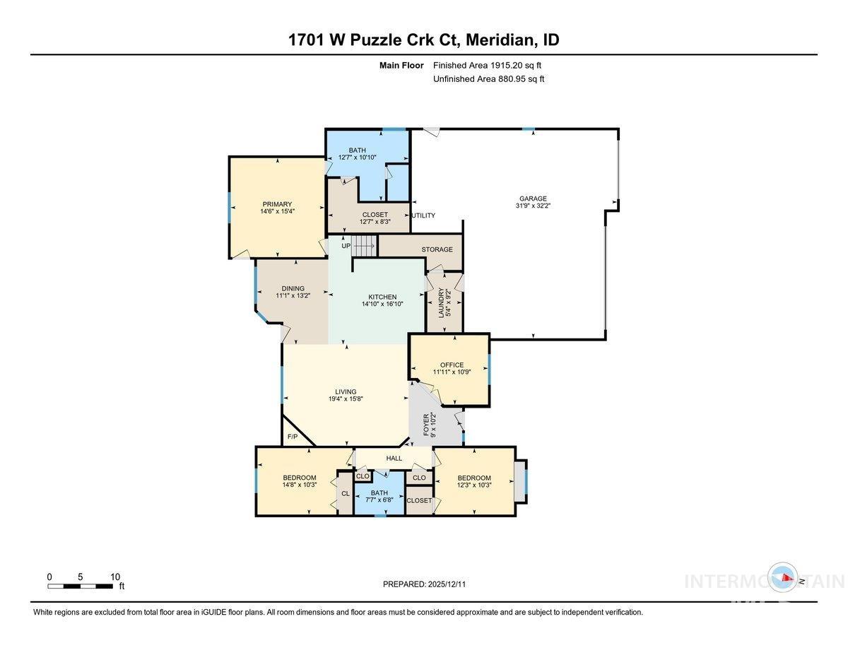 1701 W Puzzle Creek Ct, Meridian, Idaho 83646, 4 Bedrooms, 3 Bathrooms, Residential For Sale, Price $669,900,MLS 98969514