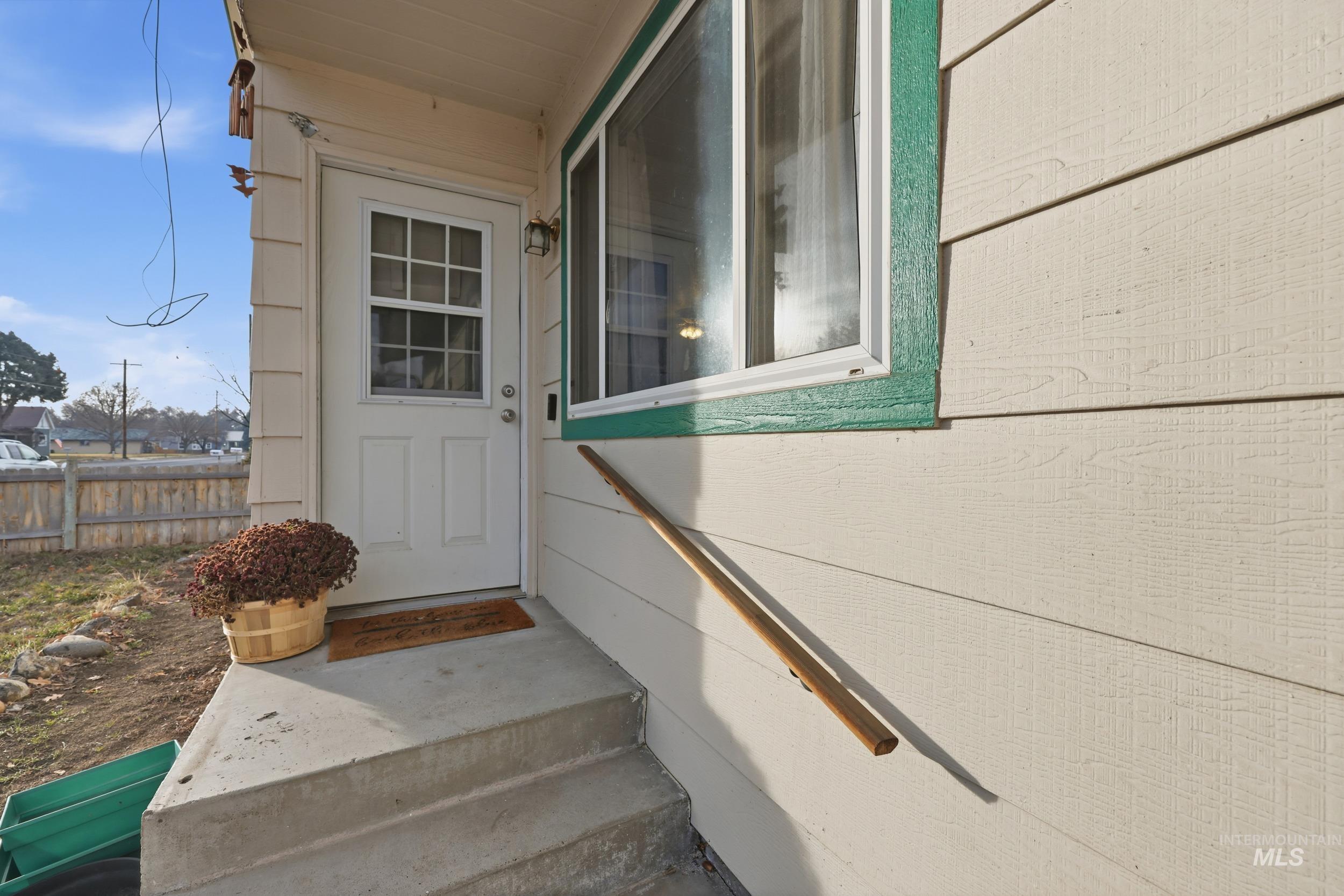 Entrance to property