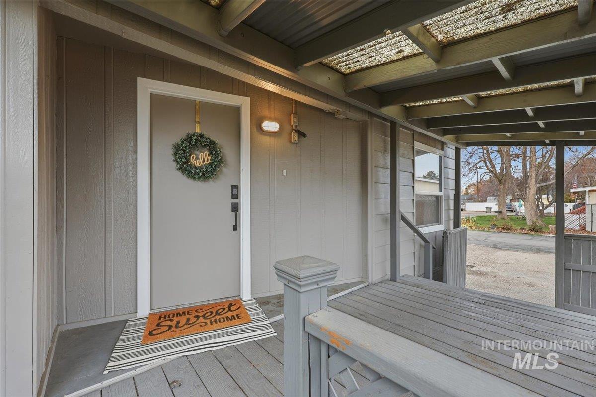 Entrance to property