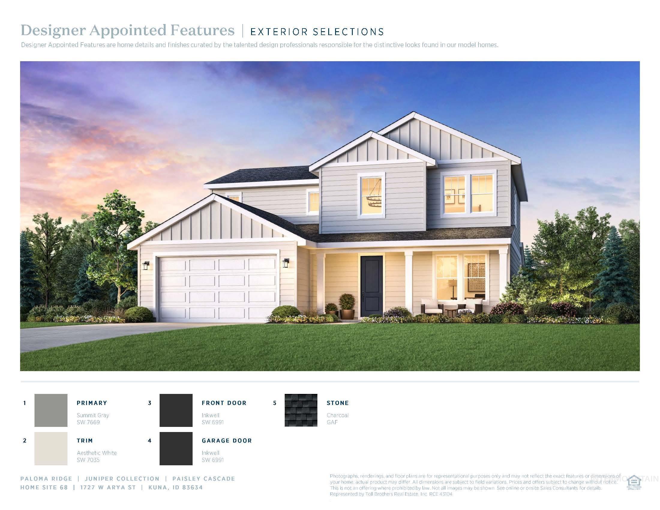 1727 W Arya St, Kuna, Idaho 83634, 4 Bedrooms, 3 Bathrooms, Residential For Sale, Price $589,000,MLS 98969565