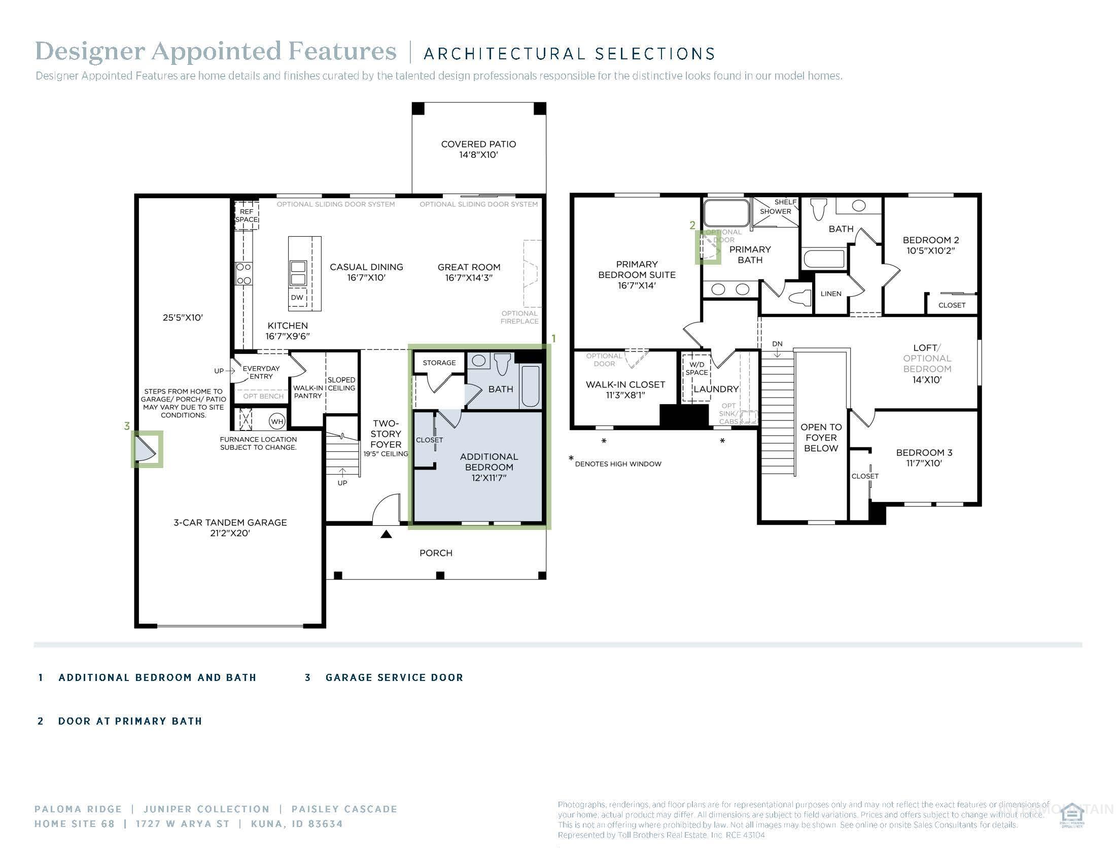 1727 W Arya St, Kuna, Idaho 83634, 4 Bedrooms, 3 Bathrooms, Residential For Sale, Price $589,000,MLS 98969565