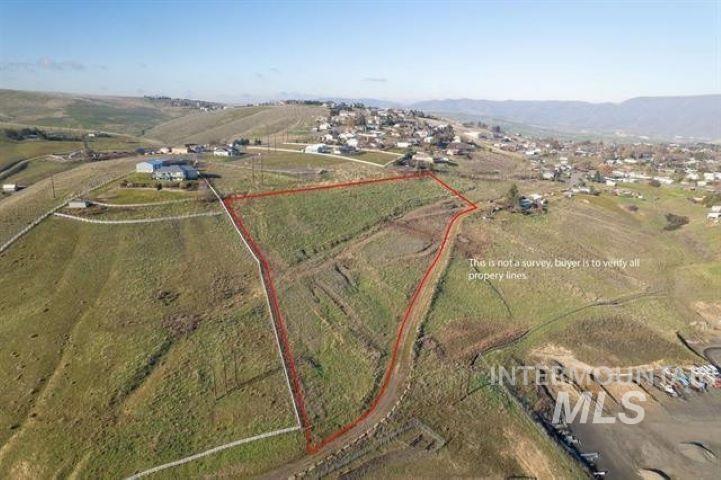 View of rural area featuring property parcel outlined