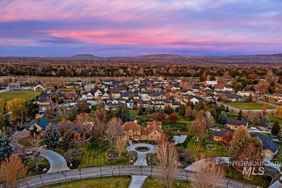 View of property location with nearby suburban area