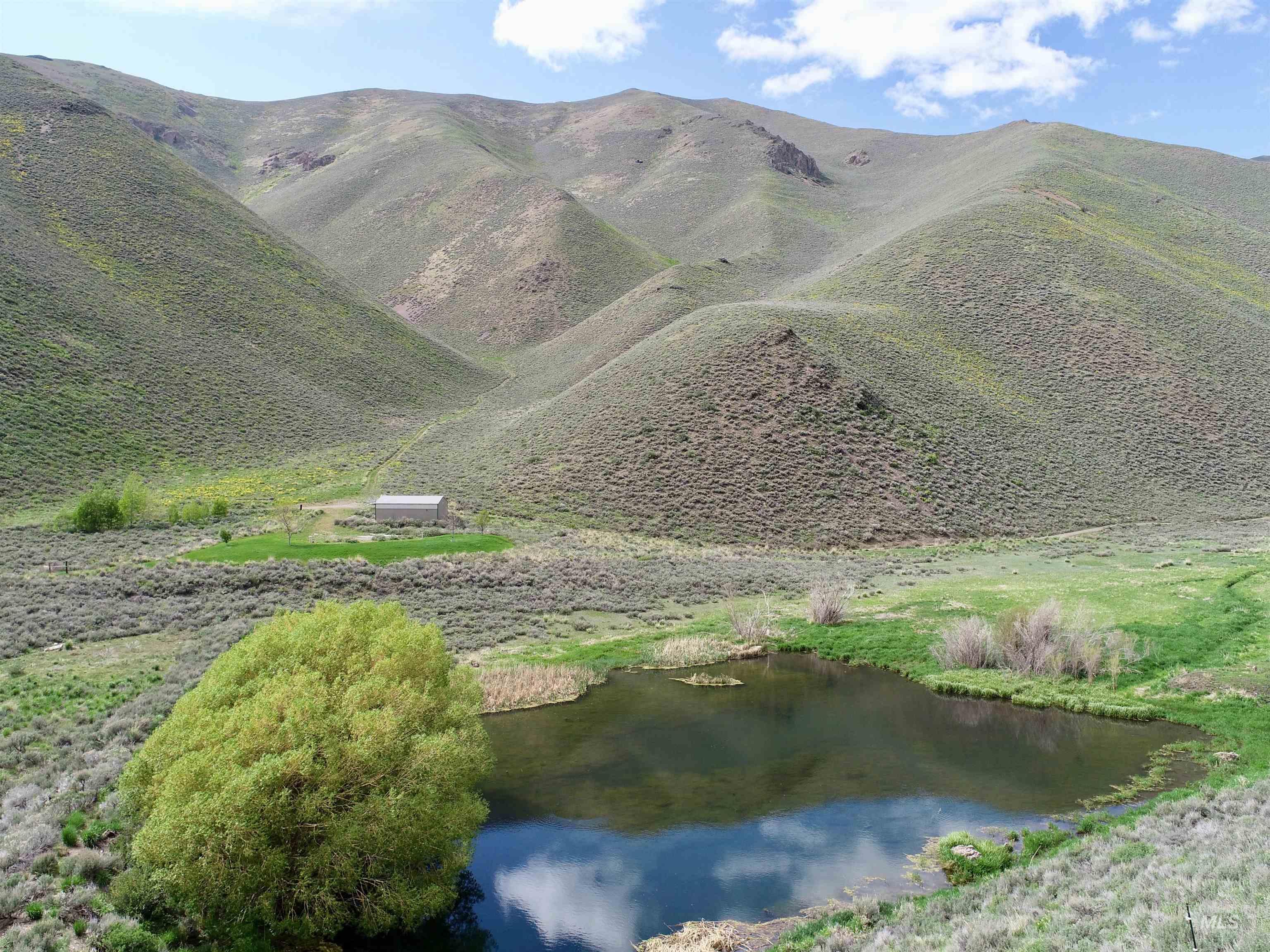 Mountain view with a nearby body of water