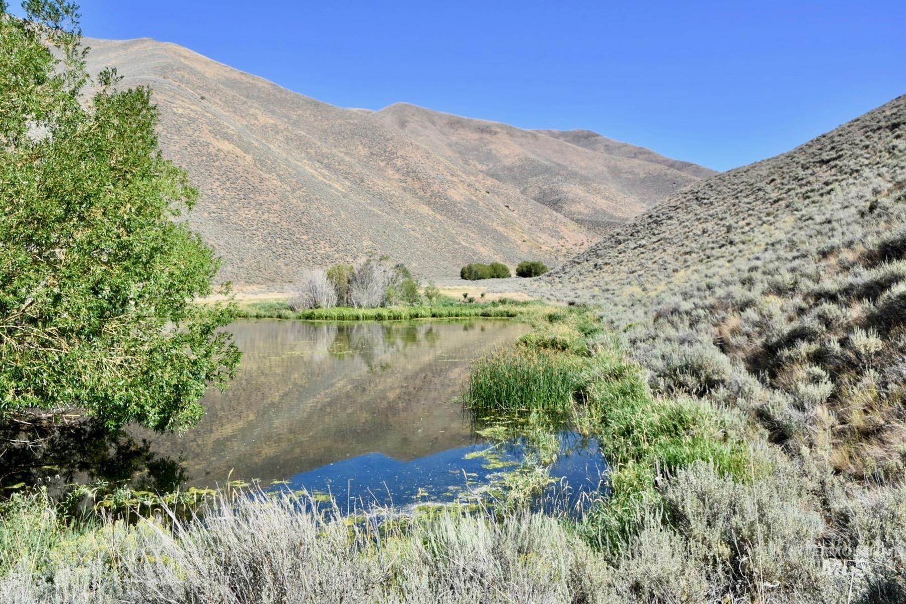 Mountain view with a large body of water