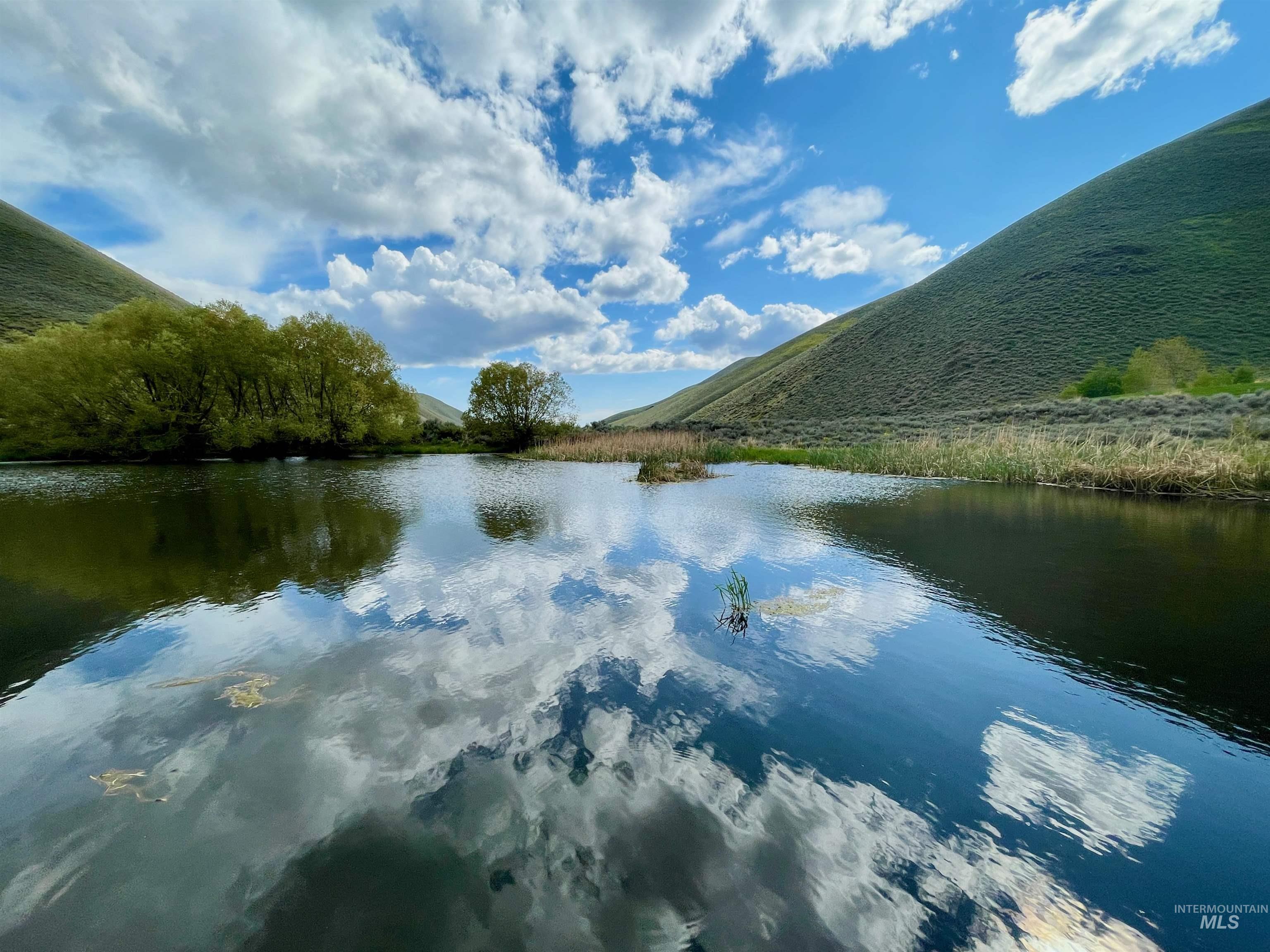 Water view featuring a mountainous background