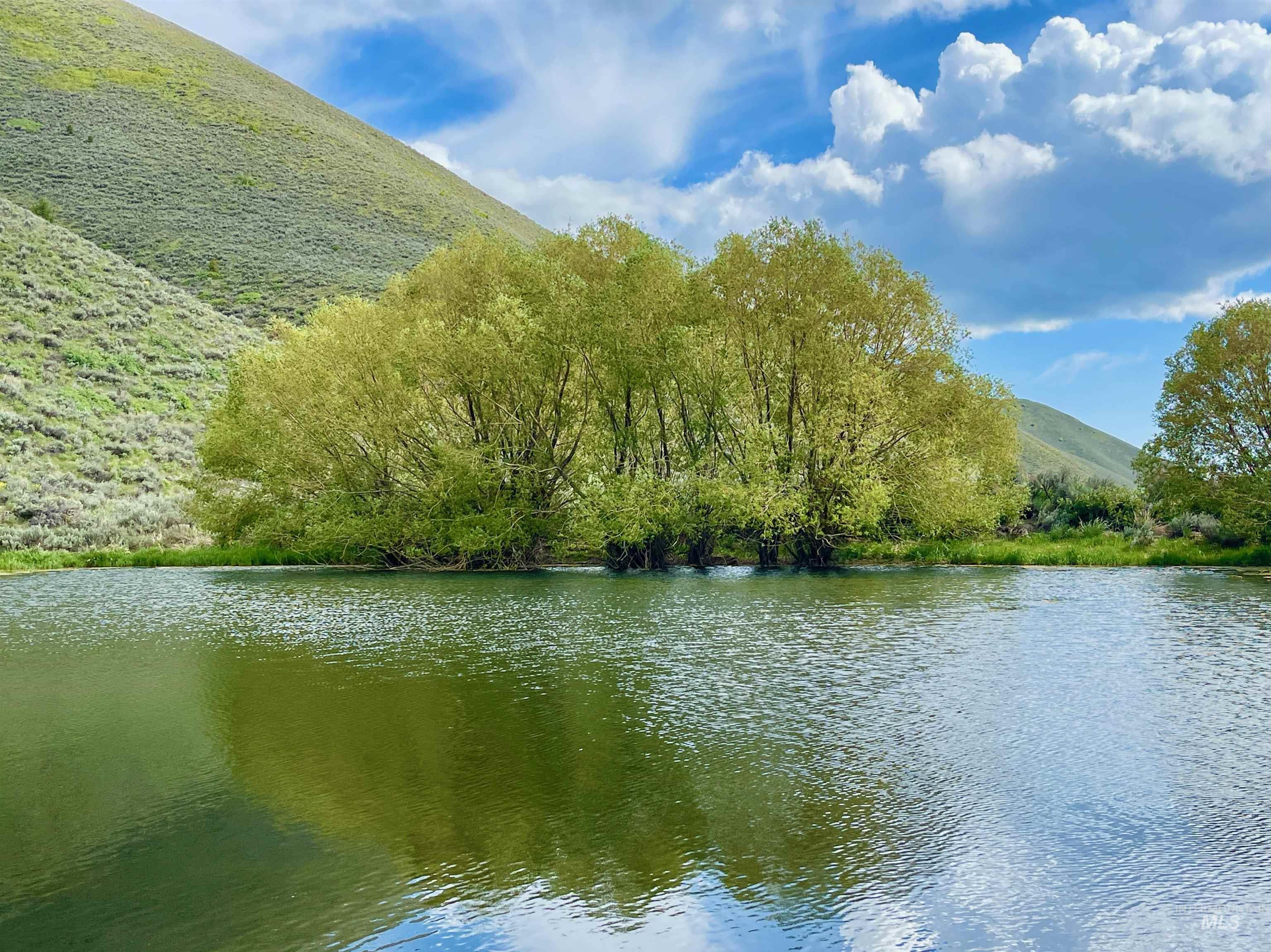Water view with mountains