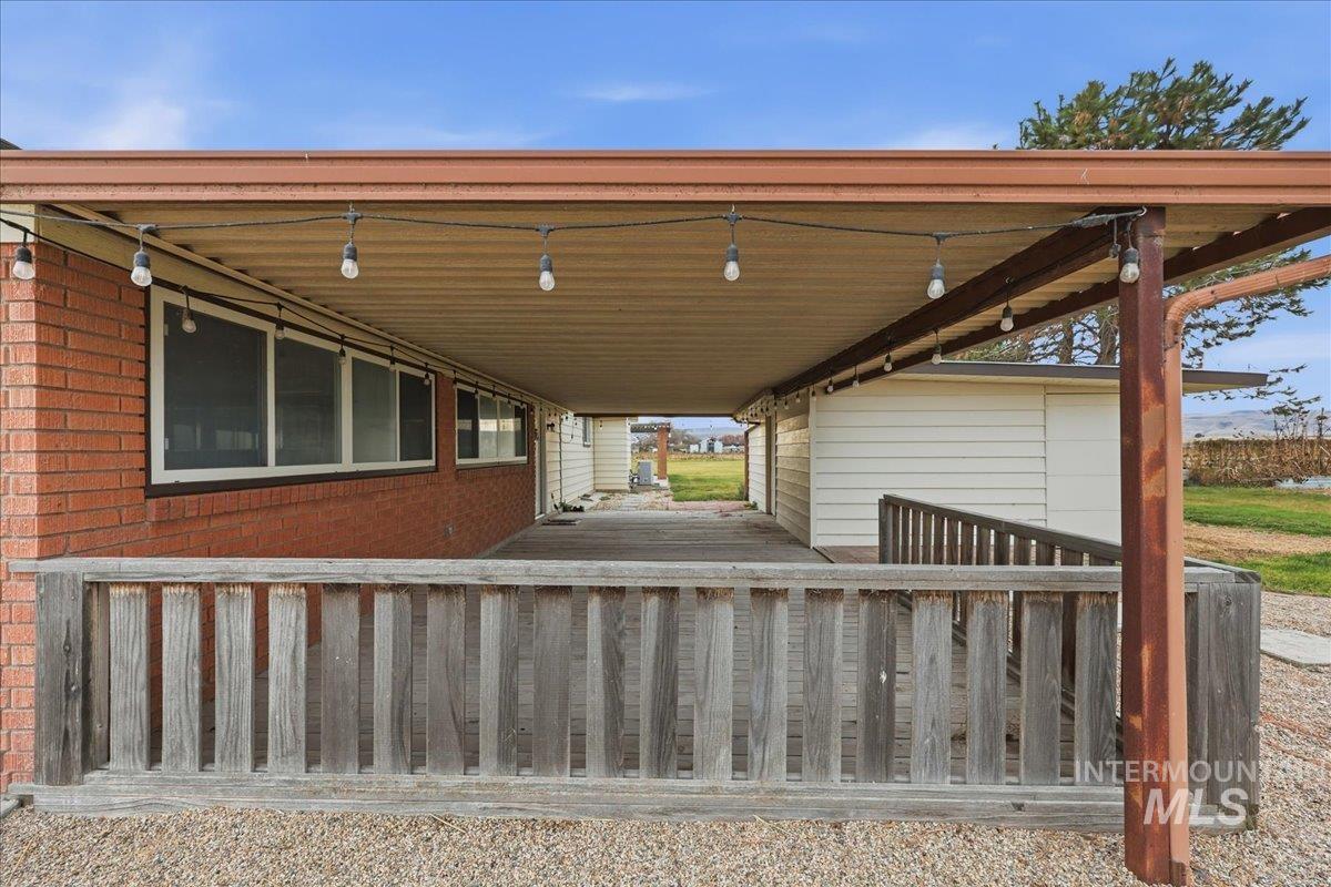View of patio / terrace featuring a wooden deck