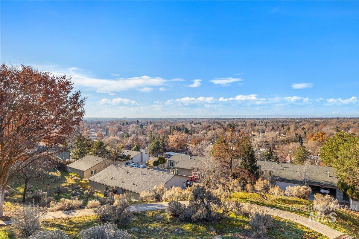 Aerial overview of property's location