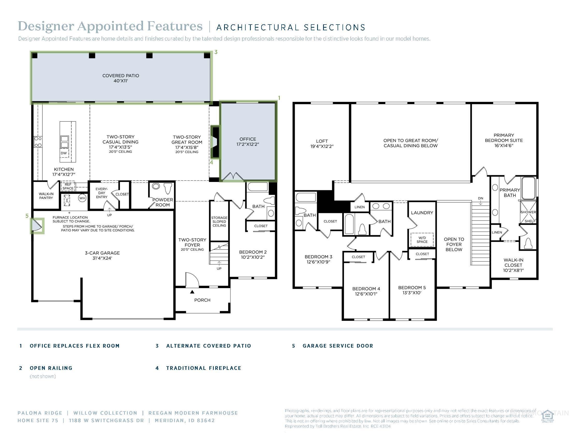 1188 W Switchgrass Dr, Meridian, Idaho 83642, 5 Bedrooms, 4.5 Bathrooms, Residential For Sale, Price $799,000,MLS 98969721