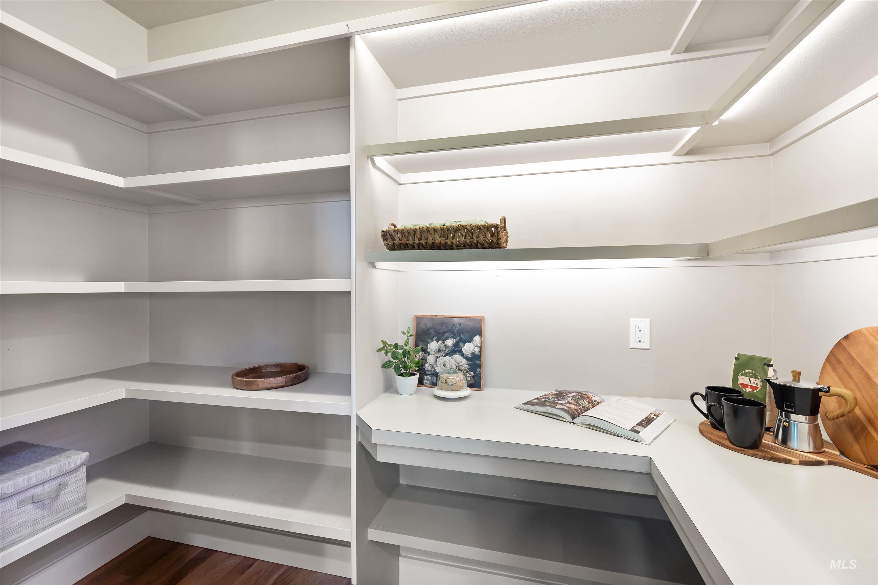 View of storage area