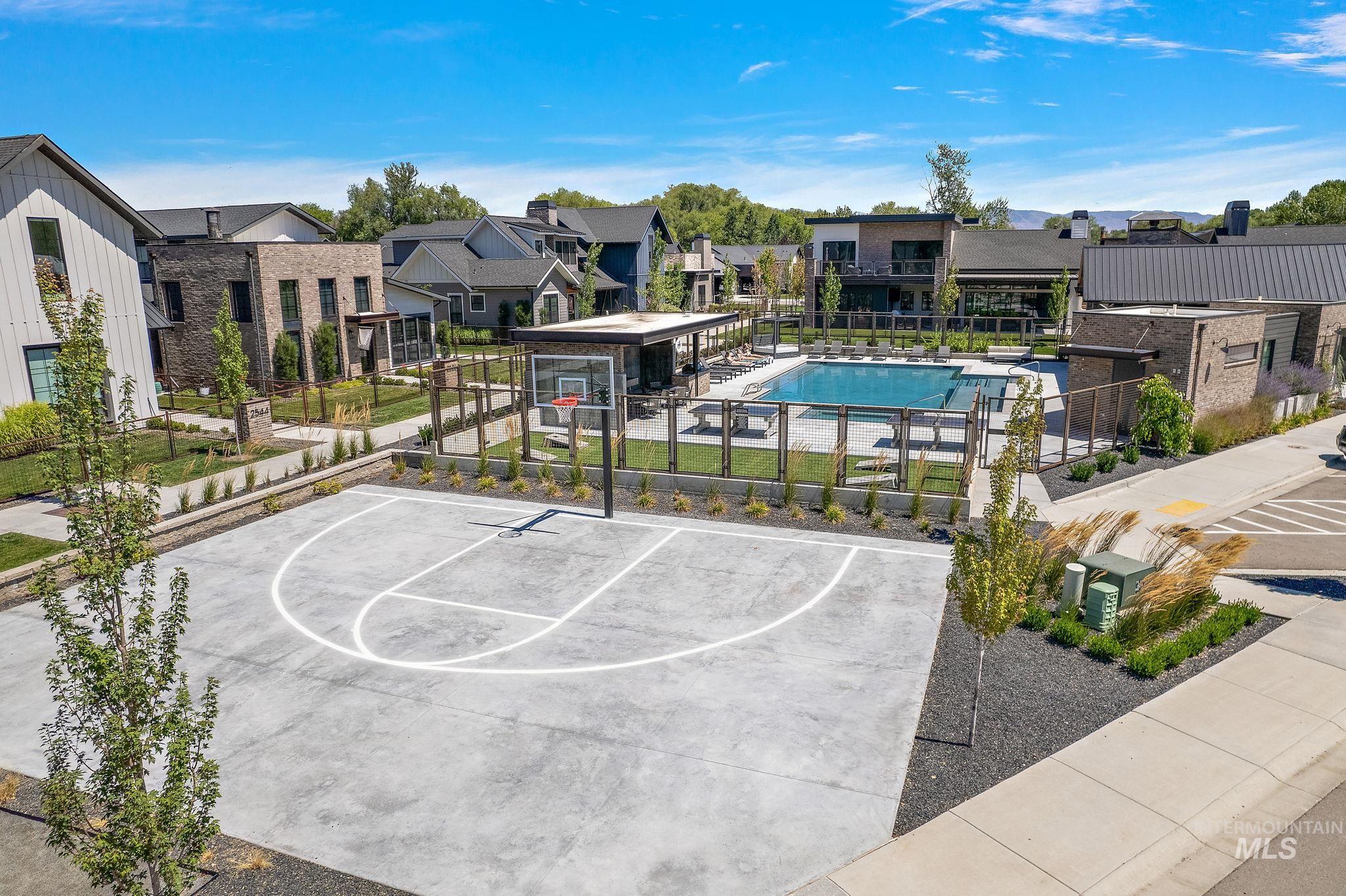 community basketball court