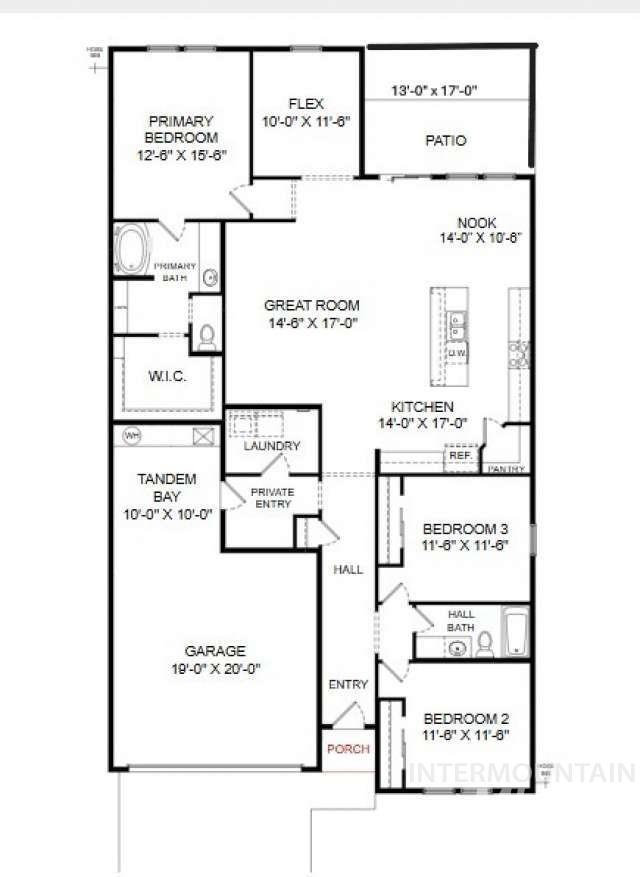 12076 W Terrazzo Dr, Nampa, Idaho 73651, 3 Bedrooms, 2 Bathrooms, Residential For Sale, Price $448,500, 98969812