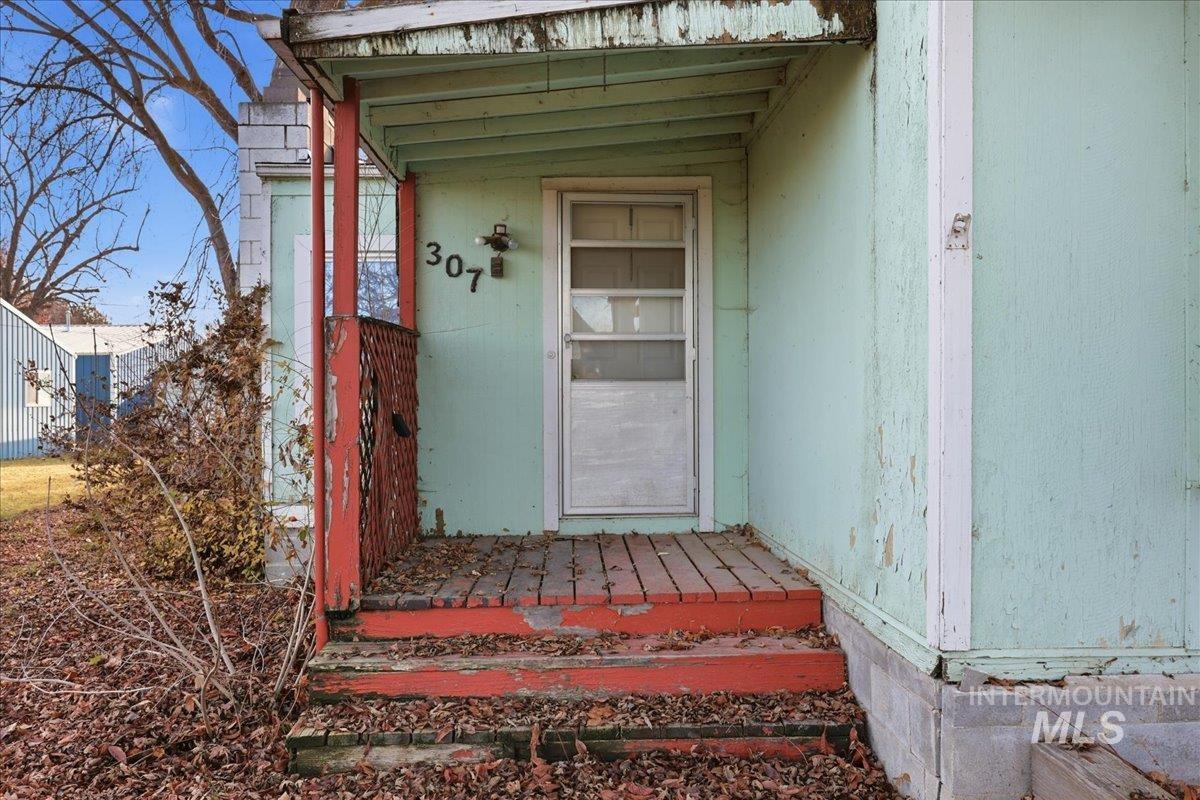 View of exterior entry