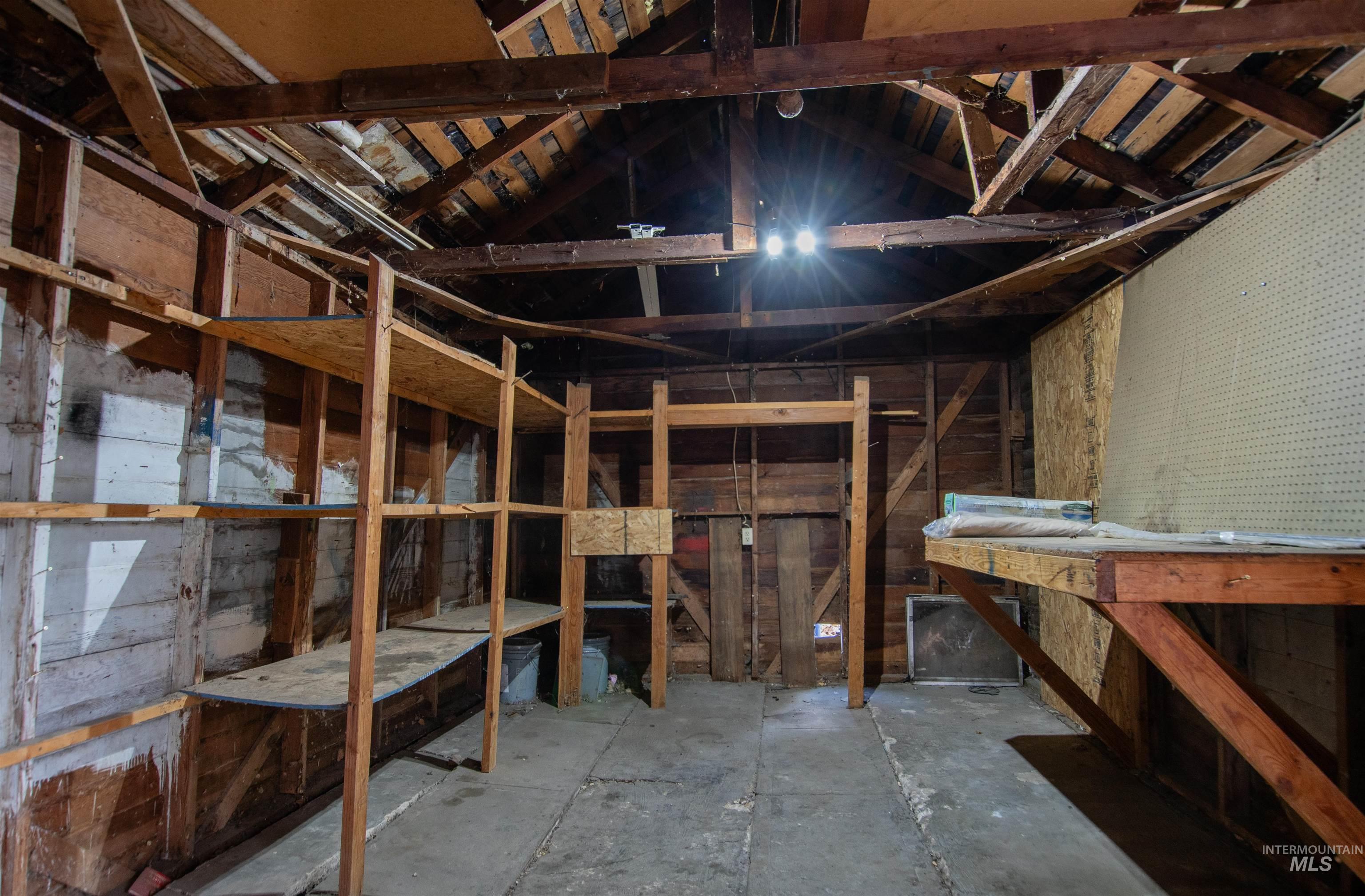 View of storage area