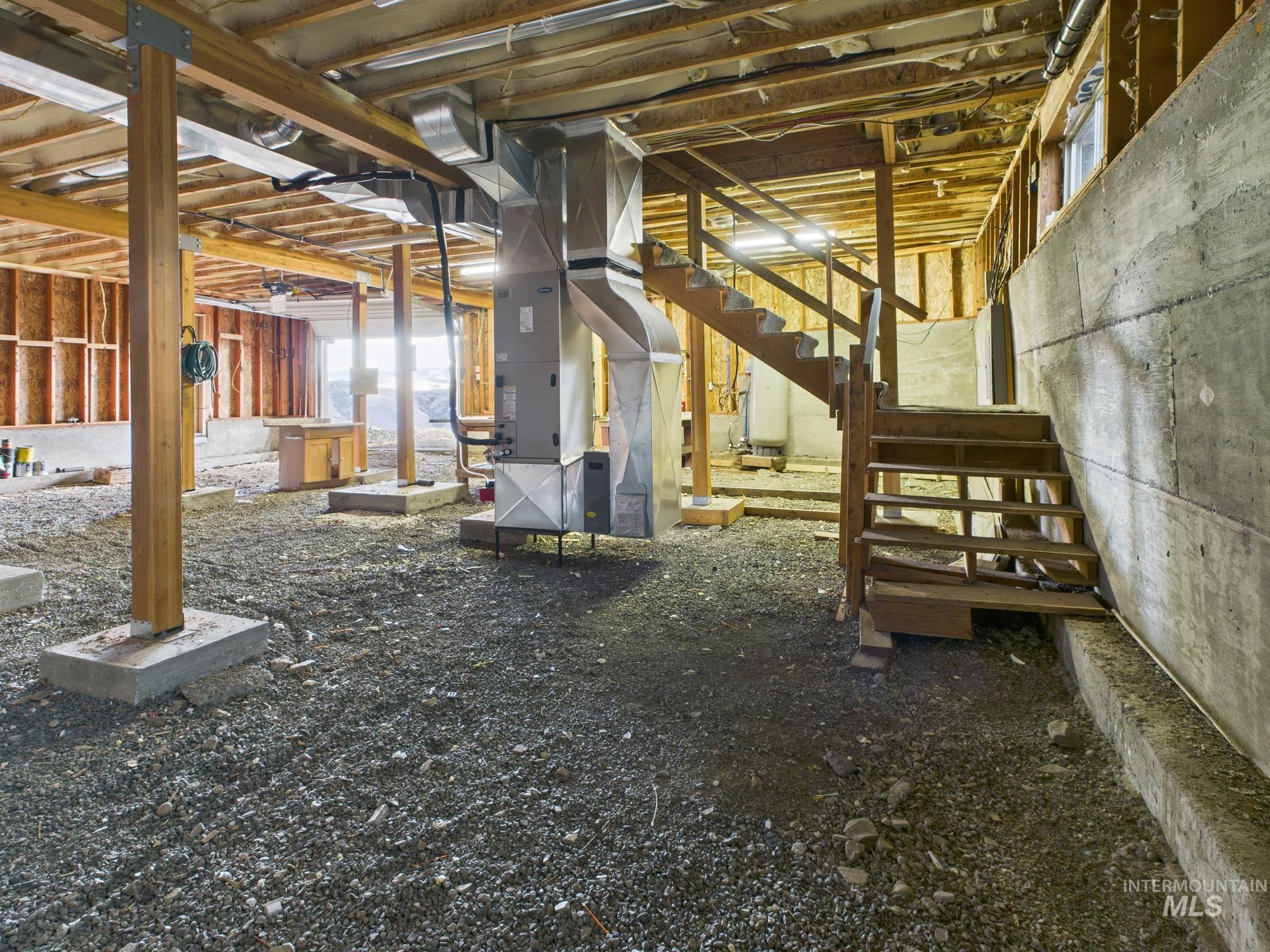 Misc room featuring heating unit