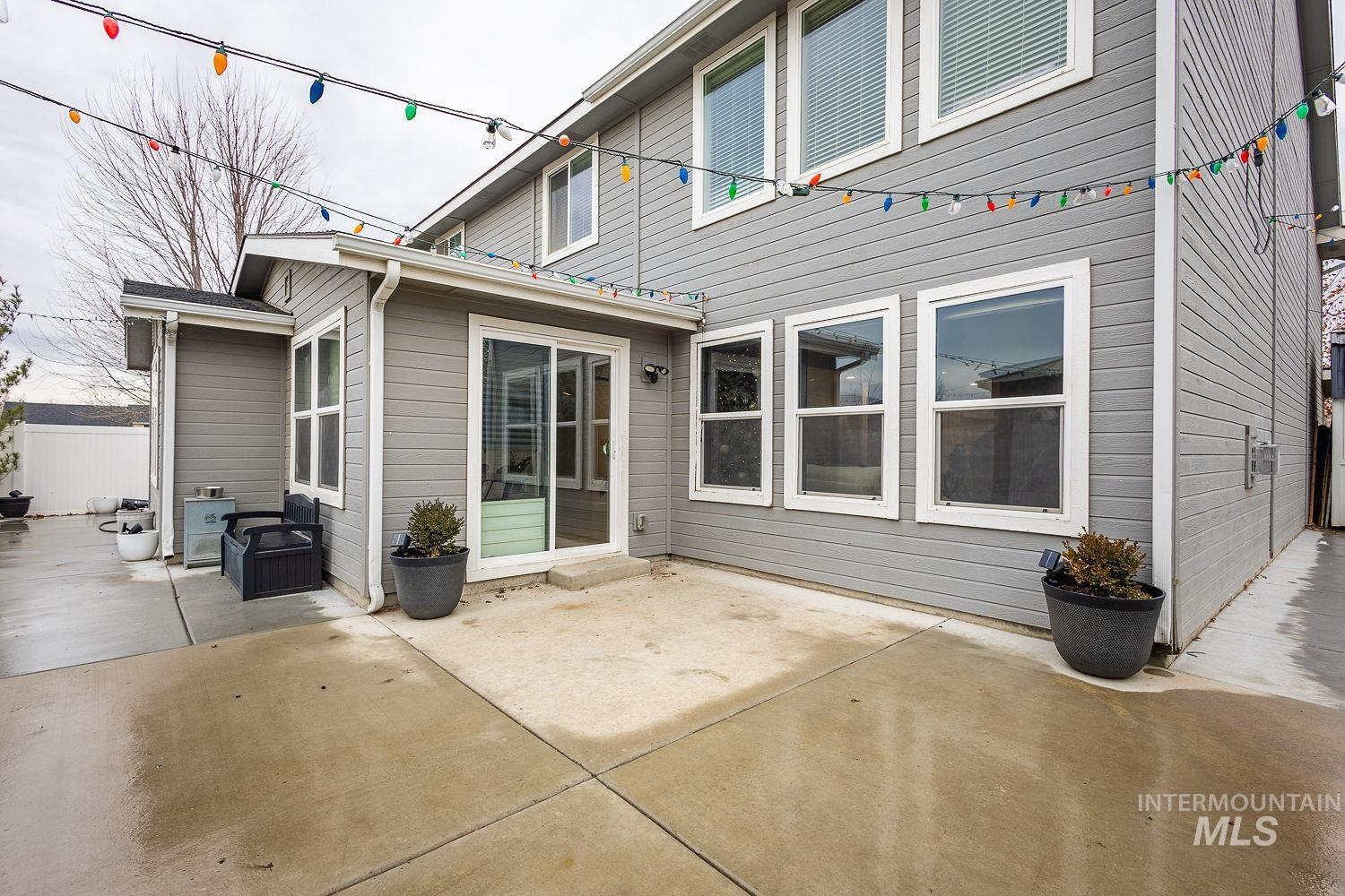 Back of house featuring a patio