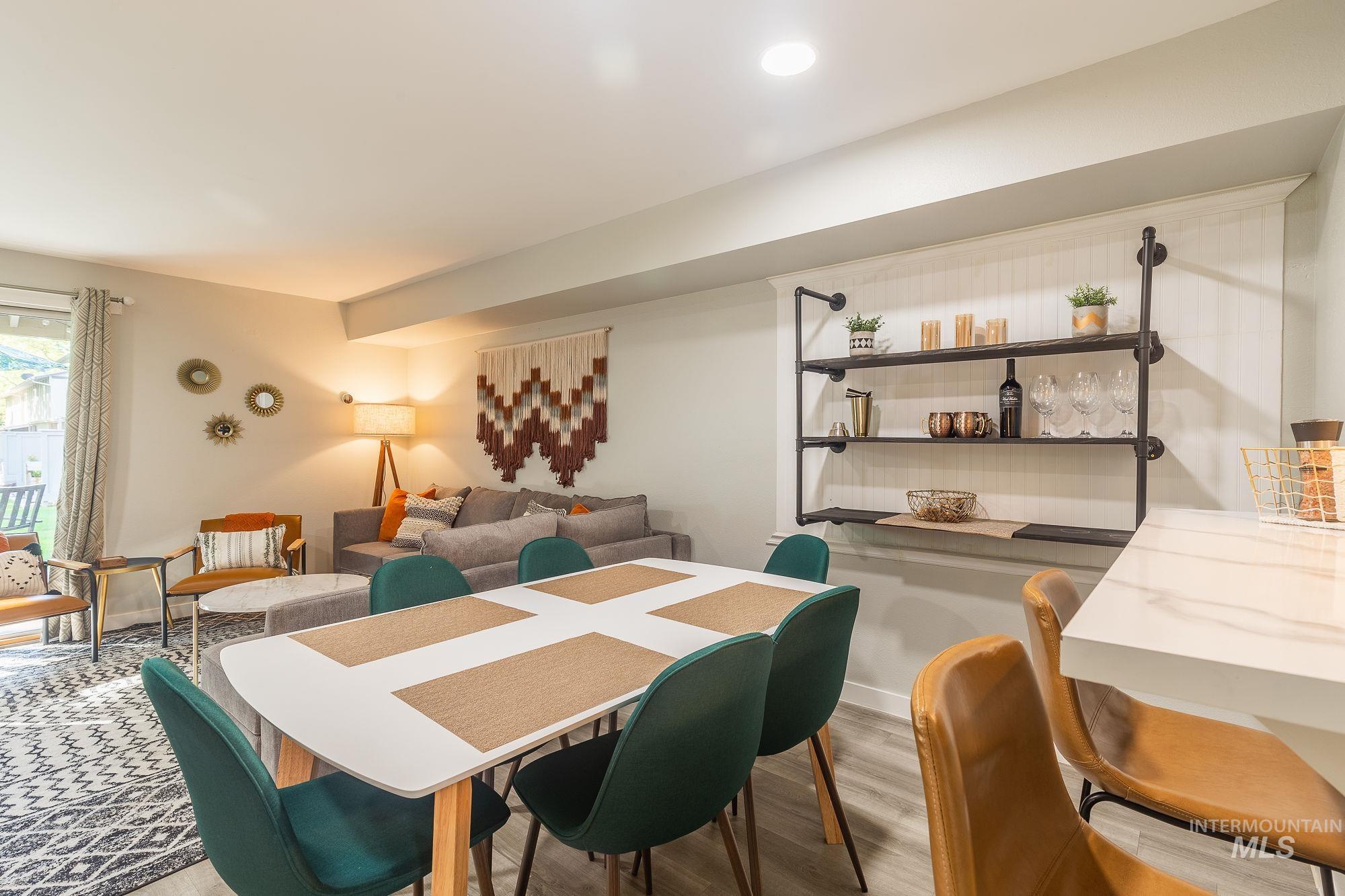 Dining room featuring wood finished floors