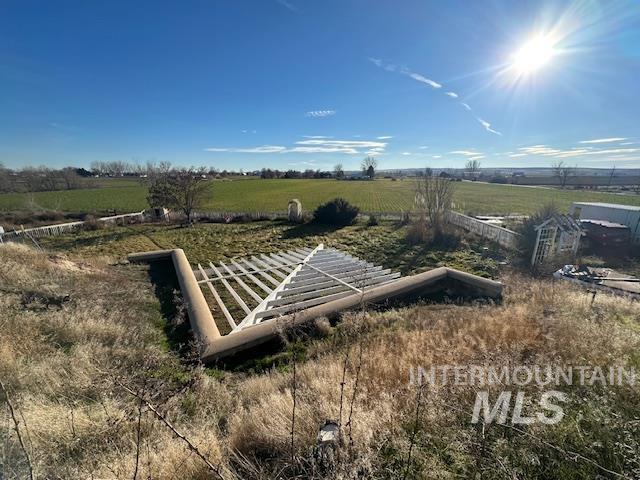 View of yard featuring a rural view