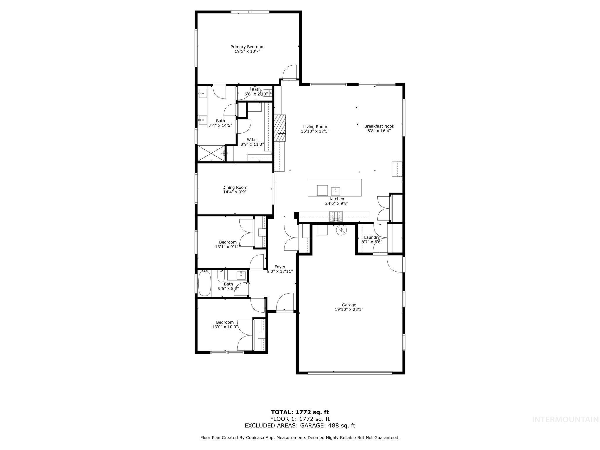 1712 E Grayson St, Meridian, Idaho 83642, 3 Bedrooms, 2 Bathrooms, Residential For Sale, Price $548,900, 98969915
