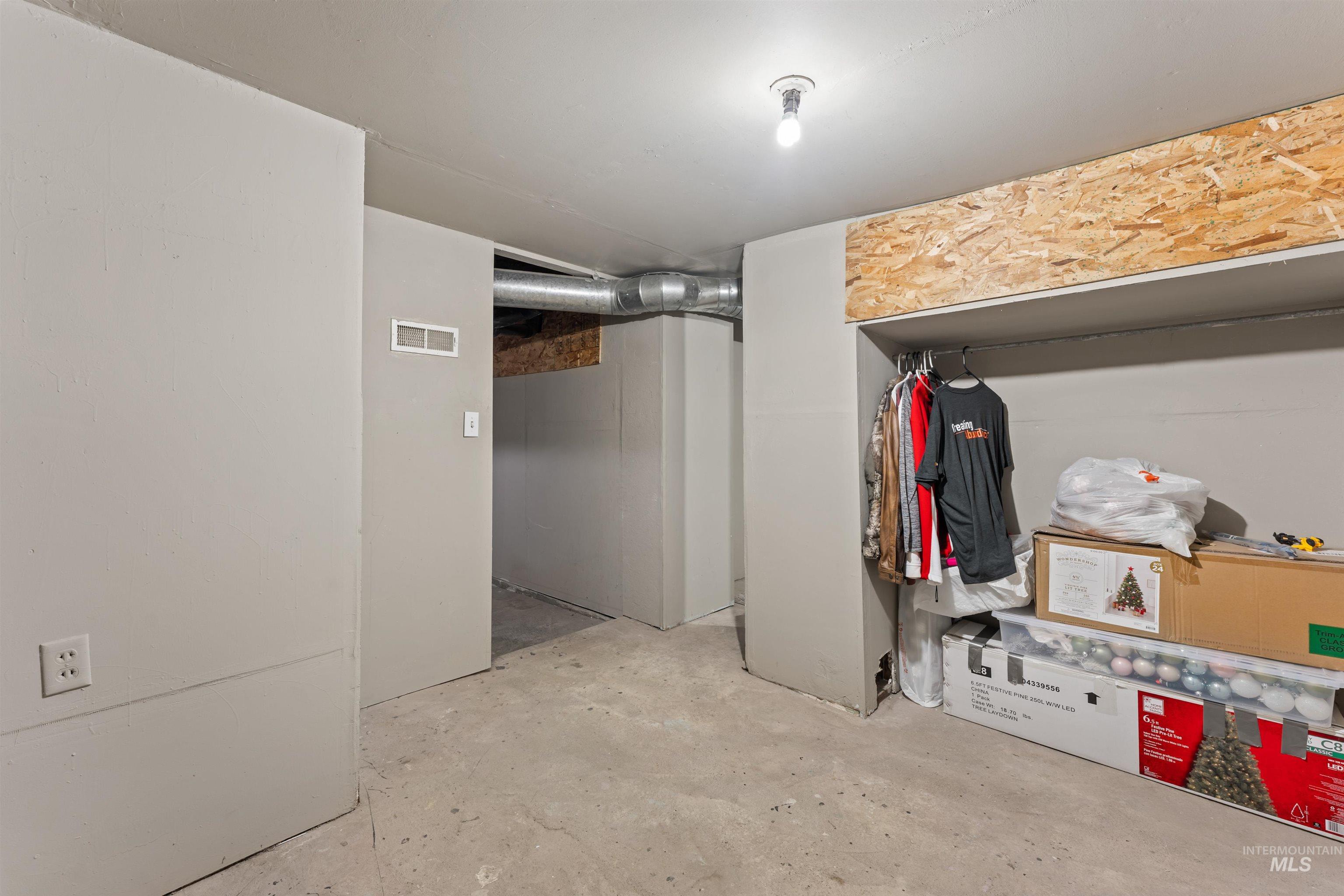 View of finished below grade area