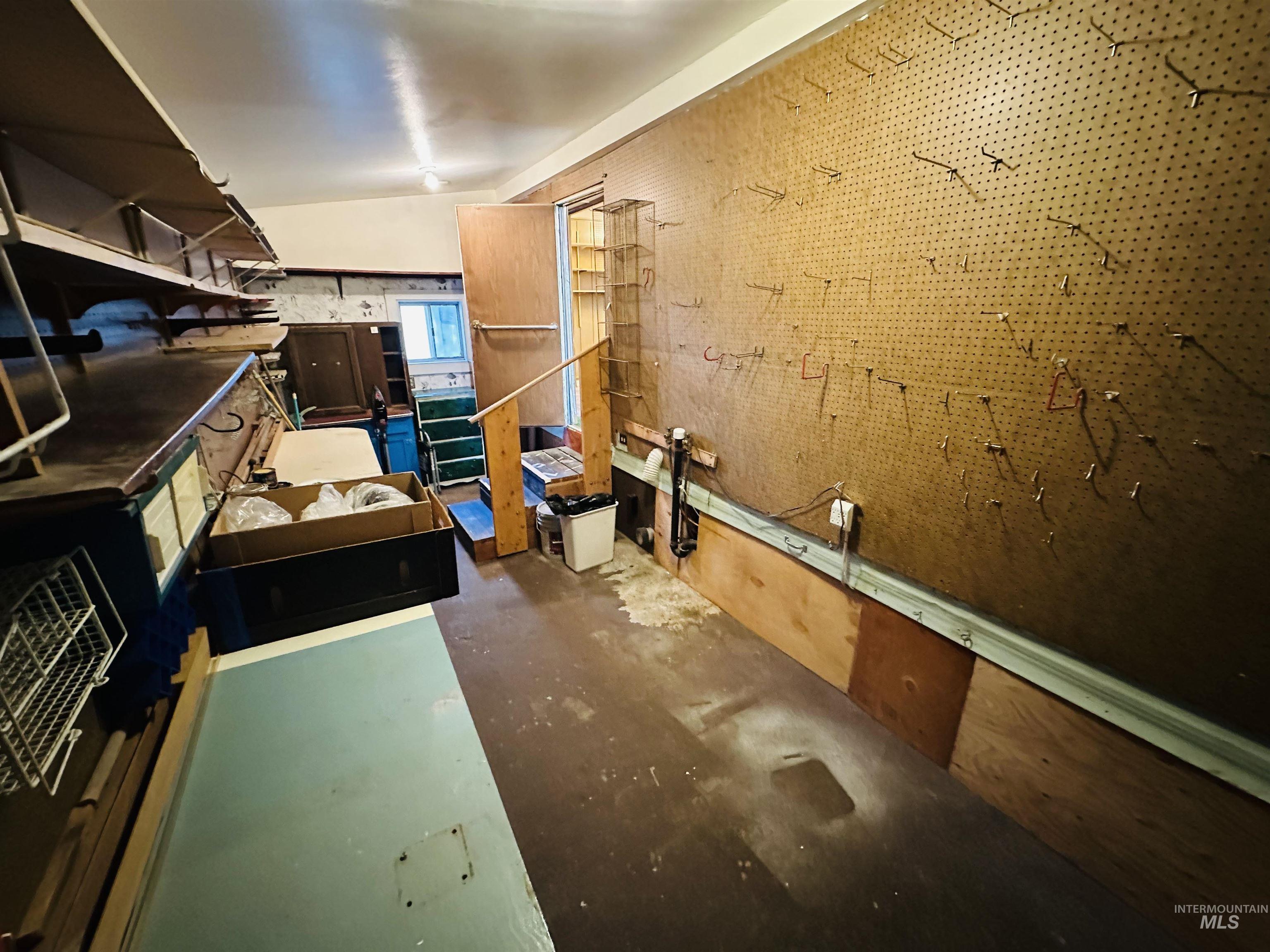 View of storage room