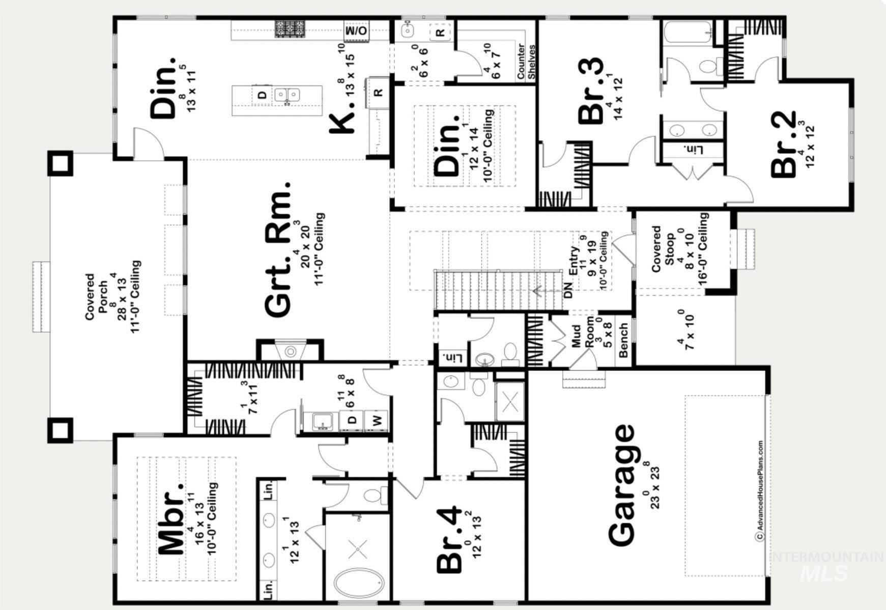 View of room layout