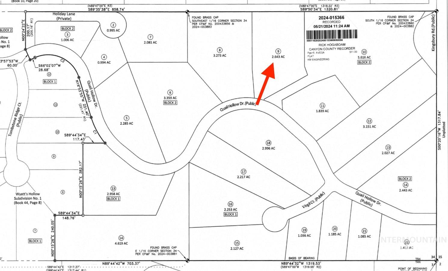 8202 Quail Hollow Dr, Middleton, Idaho 83644, Land For Sale, Price $299,900, 98969958