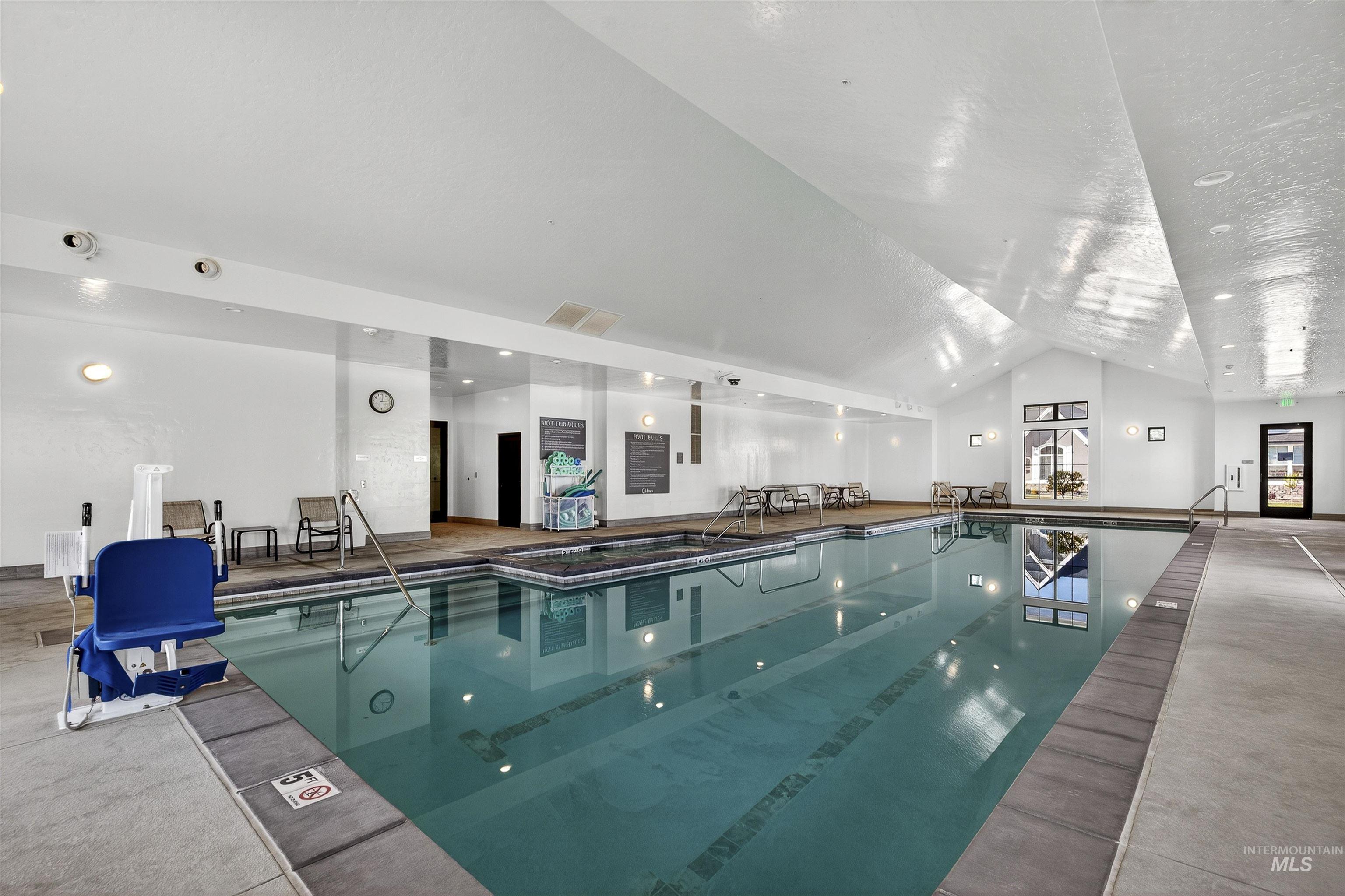 View of indoor pool