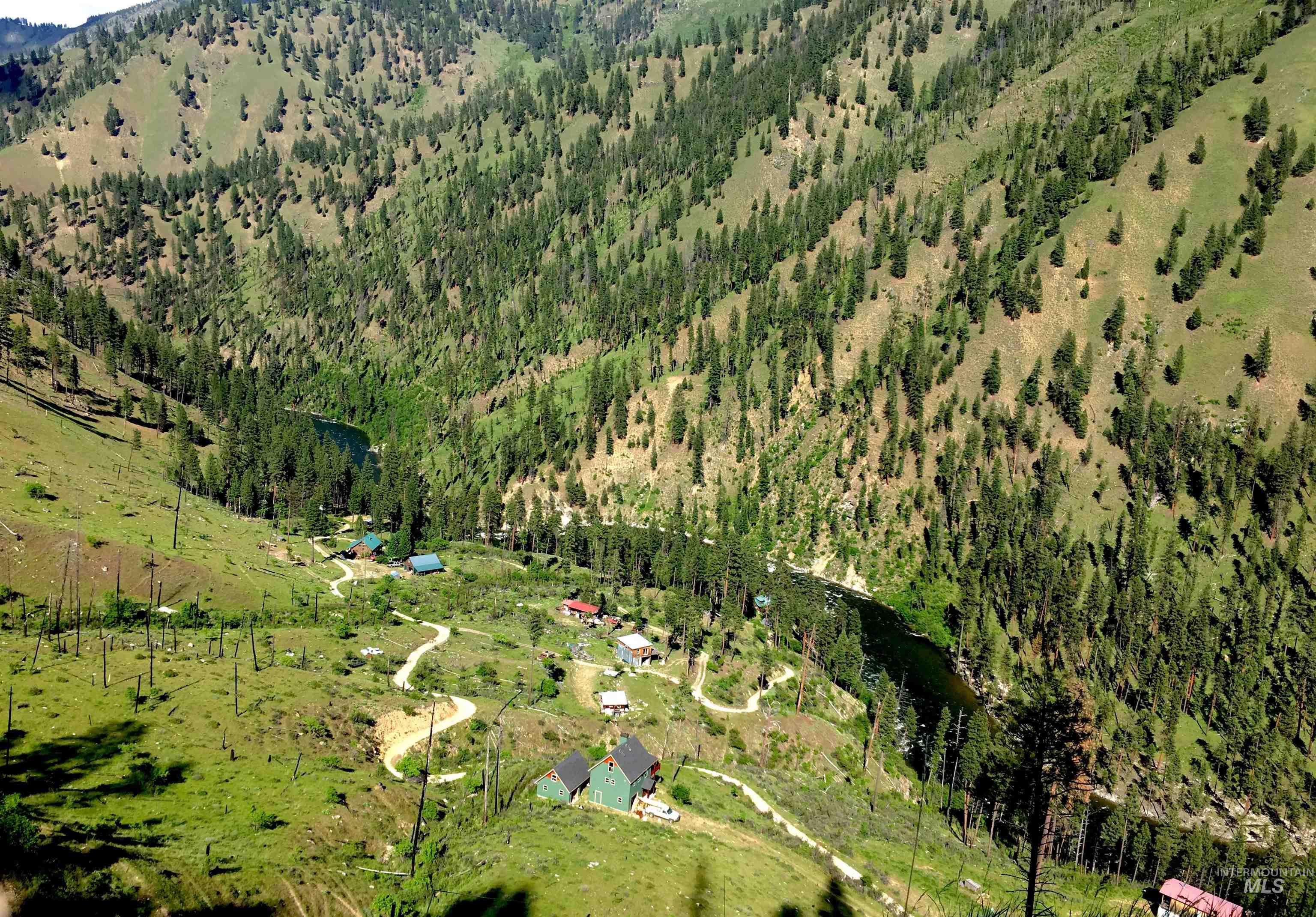 Aerial view of property's location