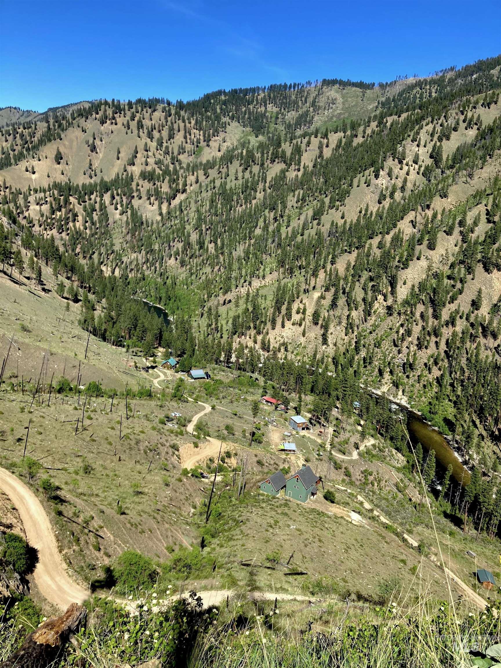 Aerial view of property's location with rural landscape