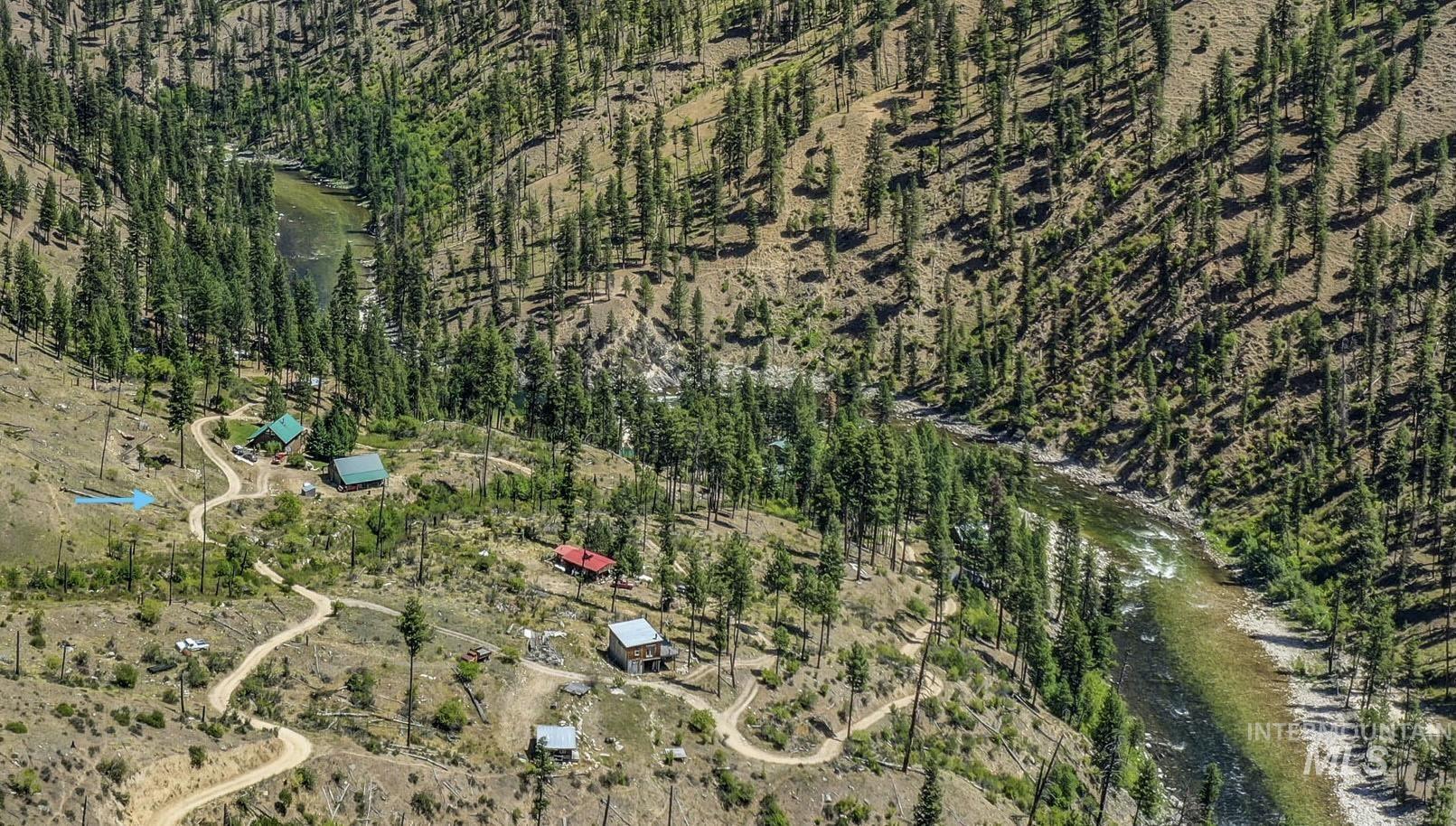 Aerial overview of property's location