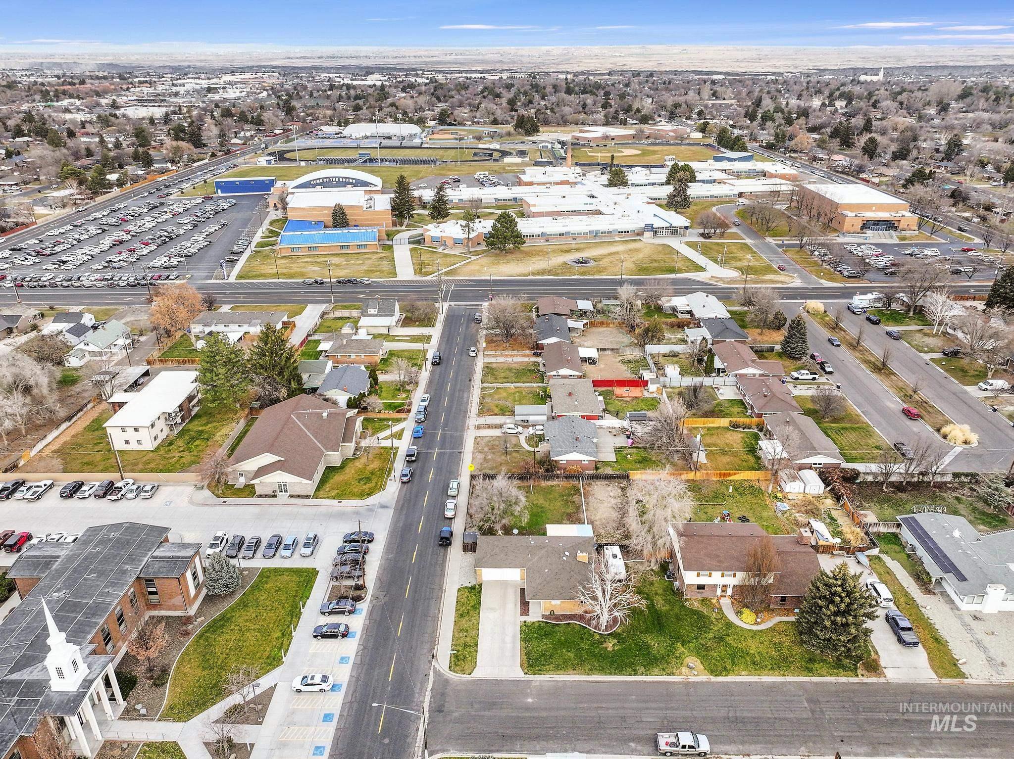 Aerial overview of property's location