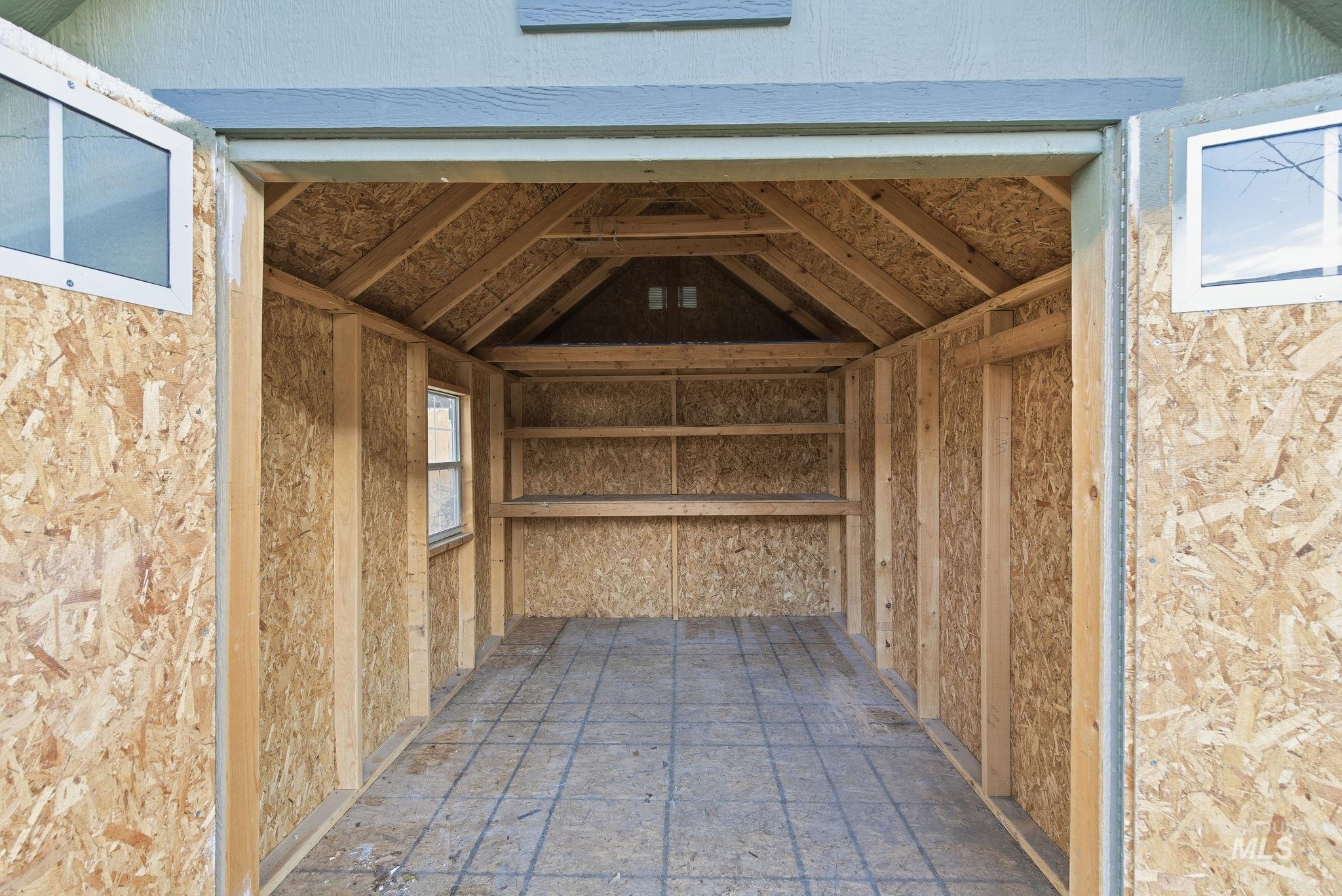 View of storage area