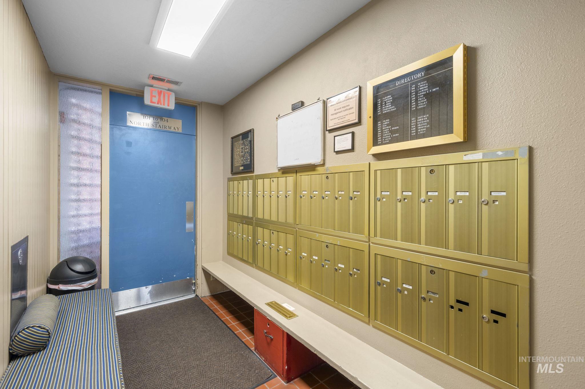 View of home's community with mail area