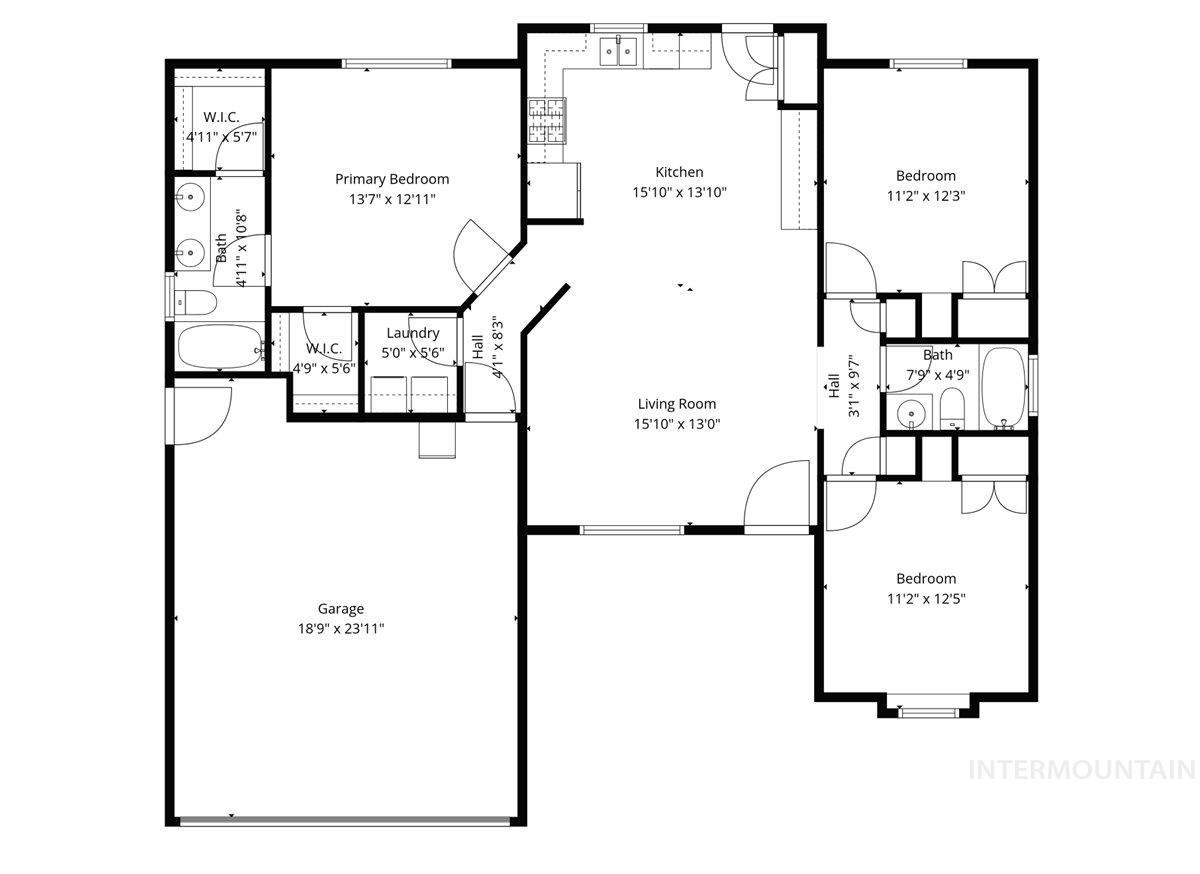 100 Covered Wagon Ct, Wilder, Idaho 83676, 3 Bedrooms, 2 Bathrooms, Residential For Sale, Price $310,000, 98970041