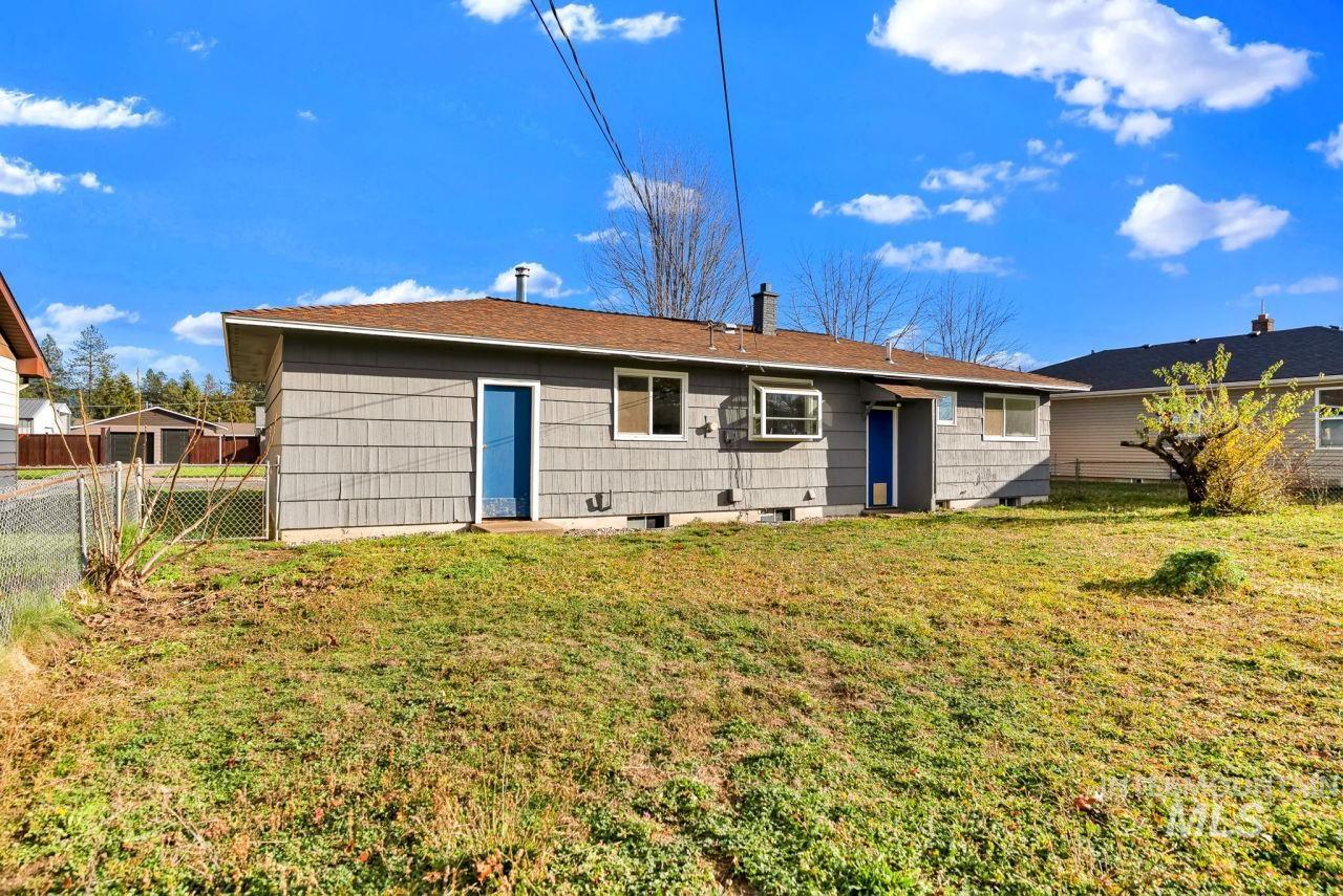 Rear view of property