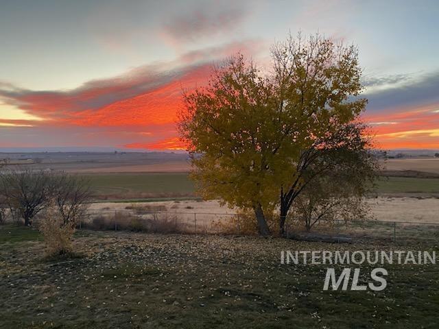 Exterior space featuring a view of countryside