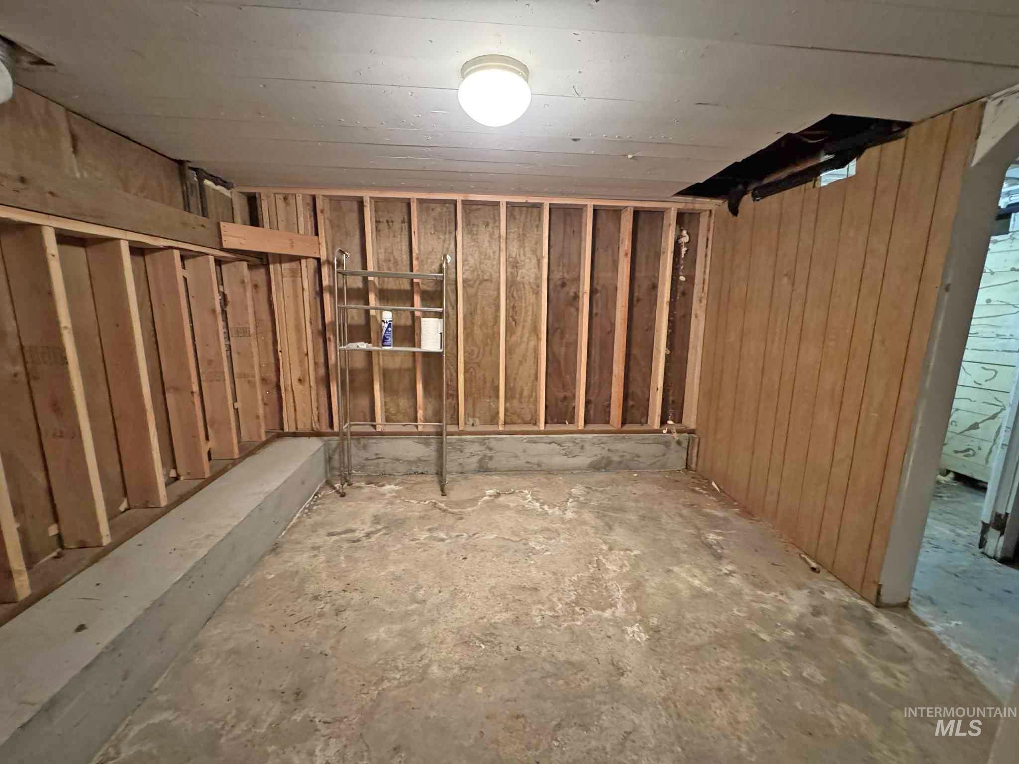 View of basement