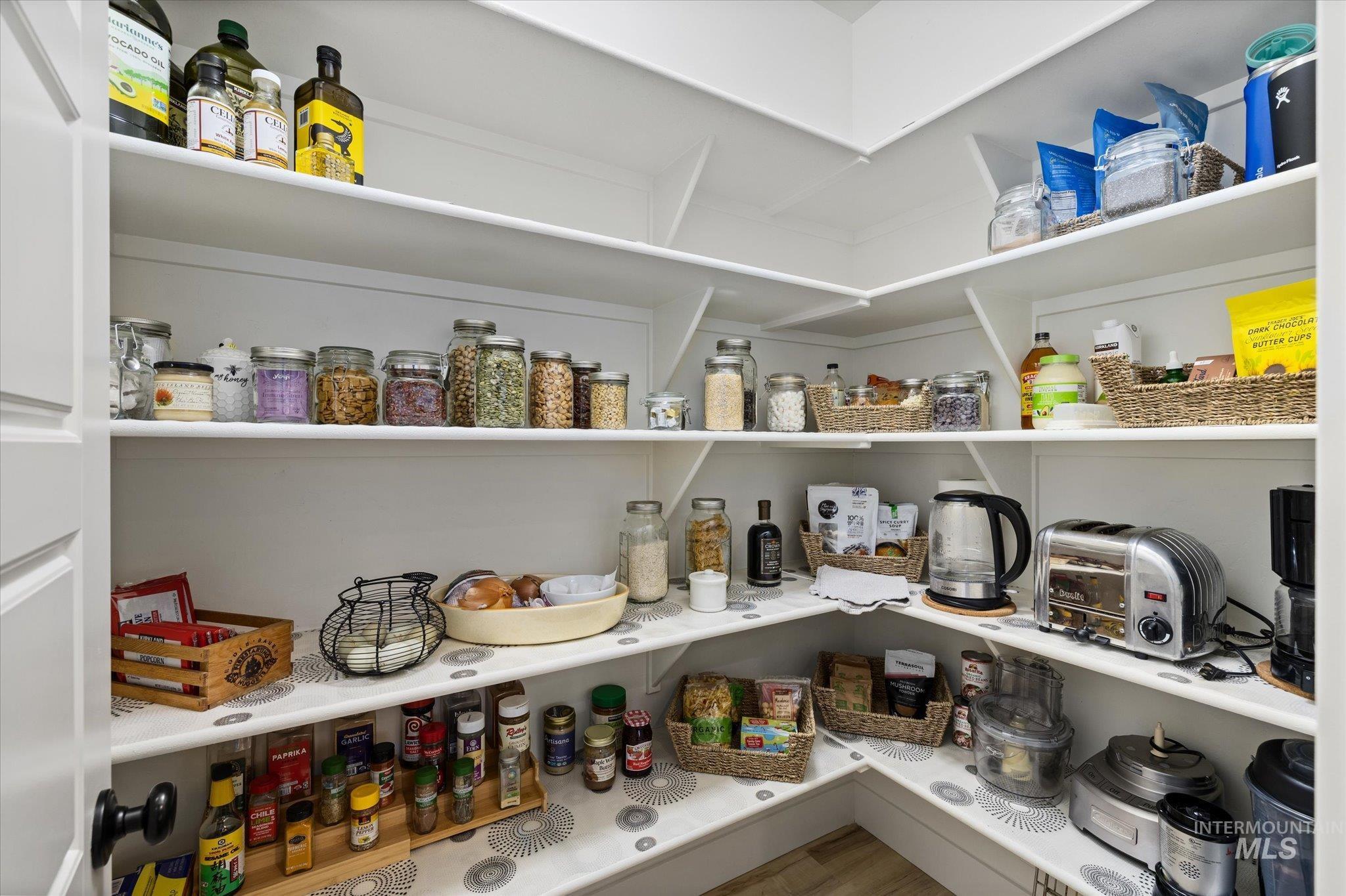 View of storage area