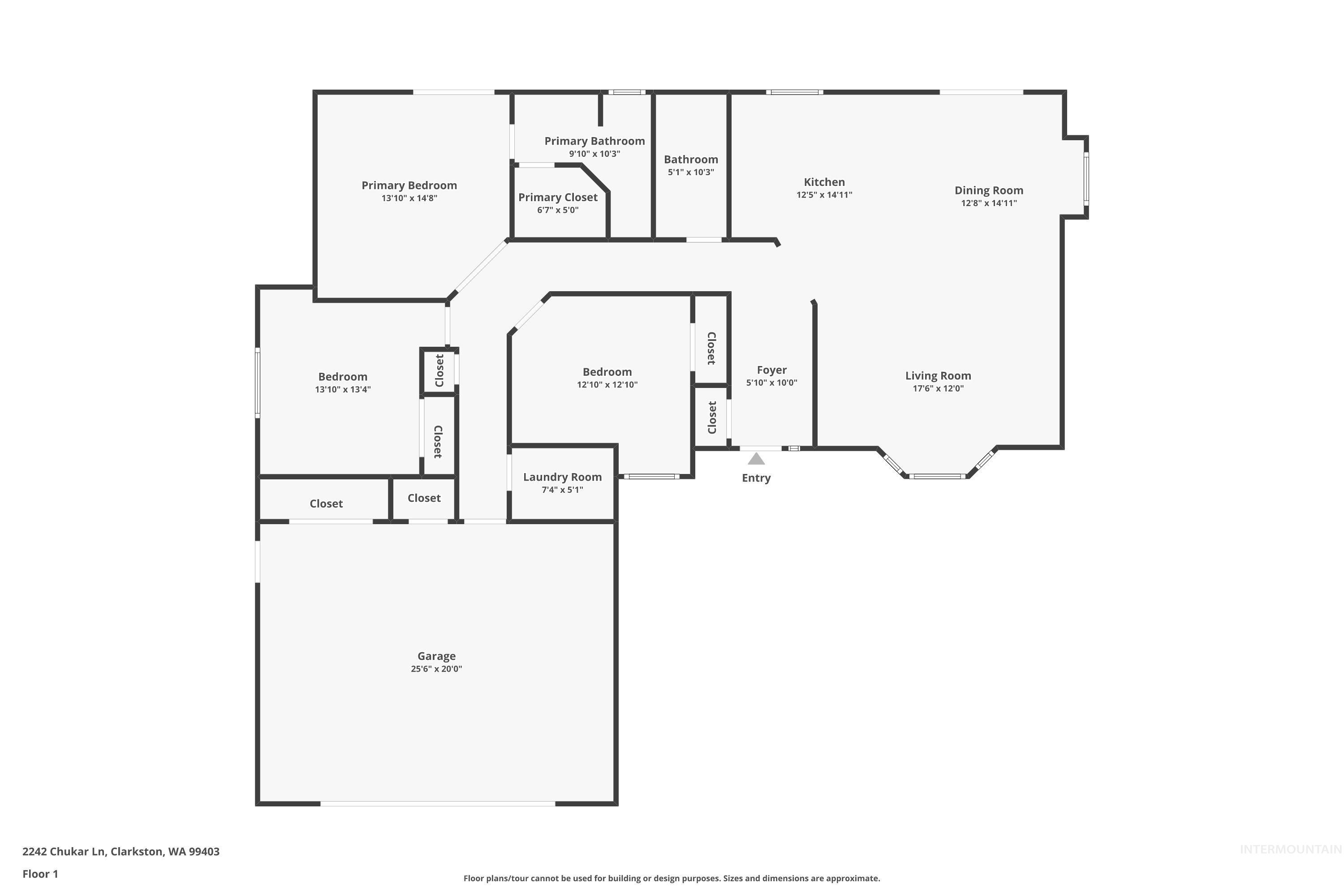 2242 Chukar Lane, Clarkston, Washington 99403, 3 Bedrooms, 2 Bathrooms, Residential For Sale, Price $399,000, 98970152