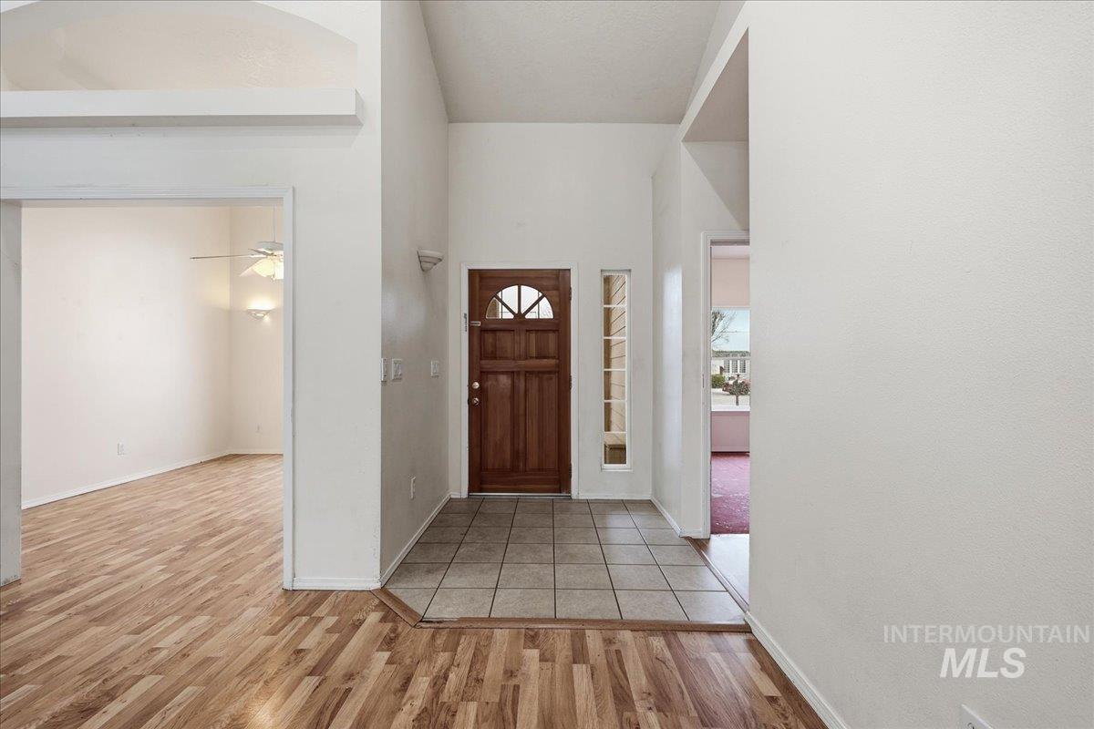 Front door and entrance