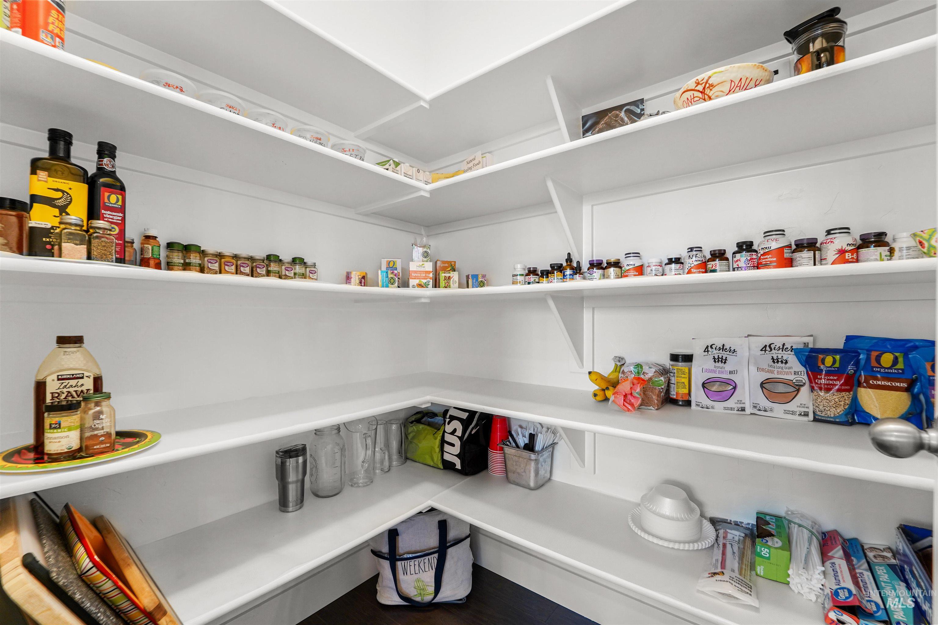 View of storage area