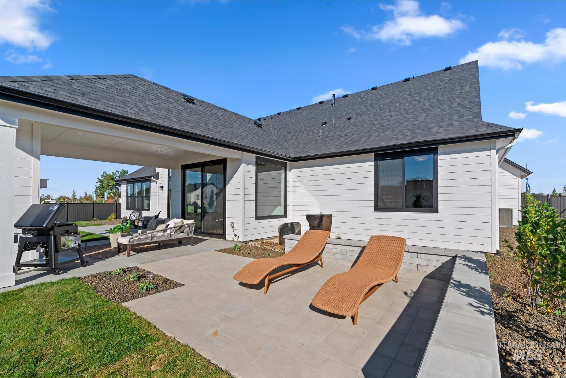 View of patio / terrace with an outdoor hangout area and area for grilling