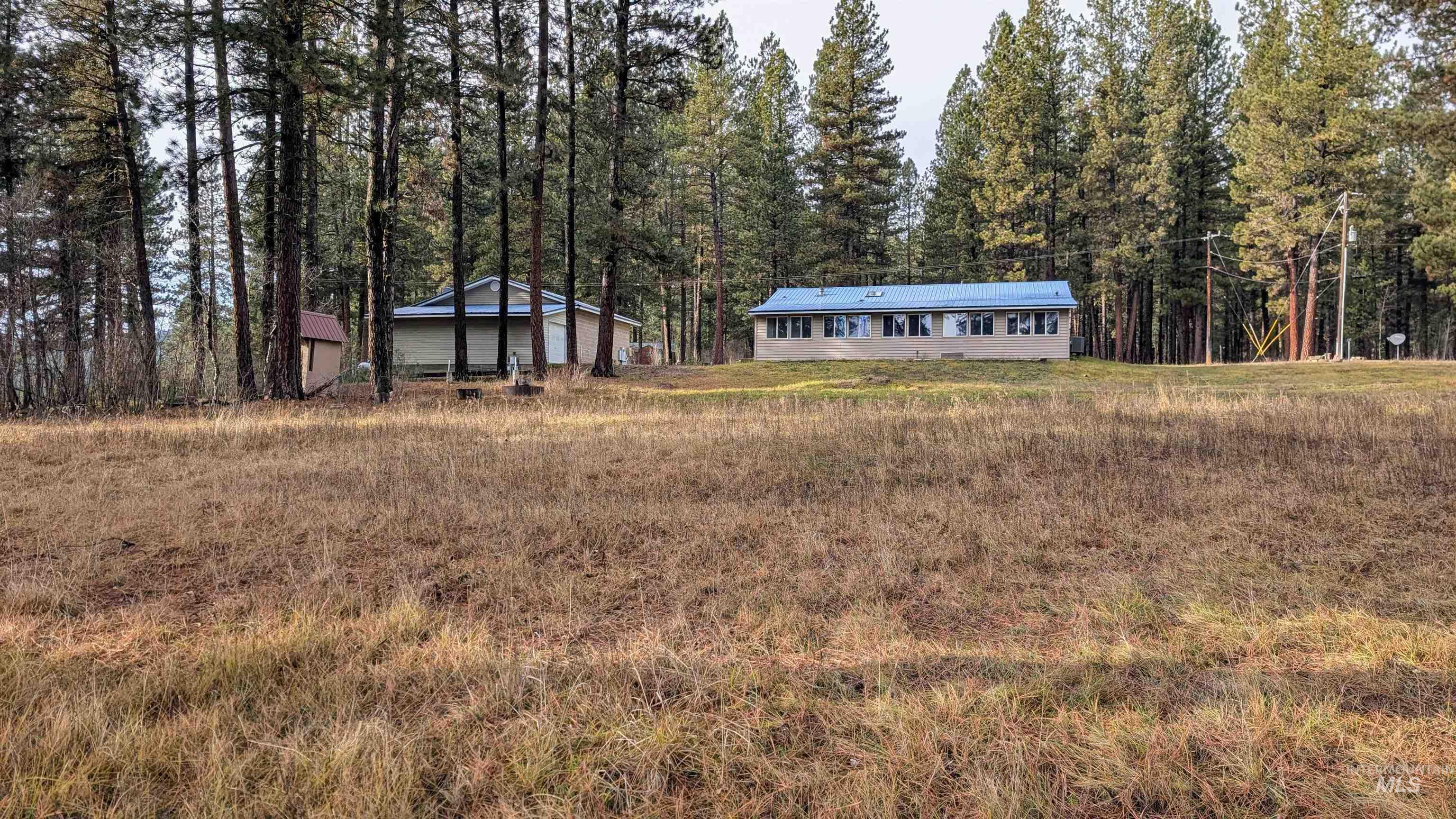 View of yard featuring a wooded view